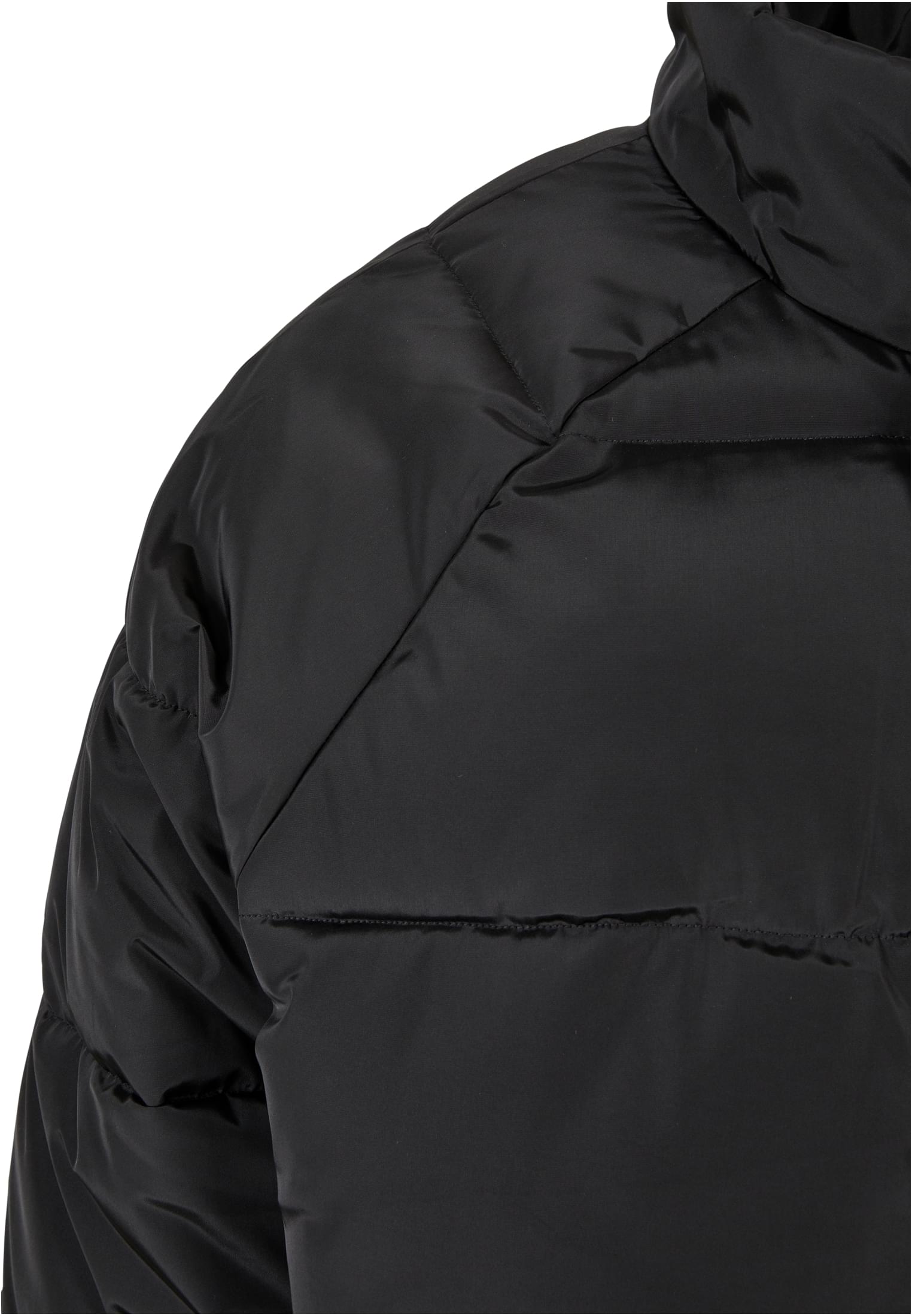 Raglan Puffer Jacket | black