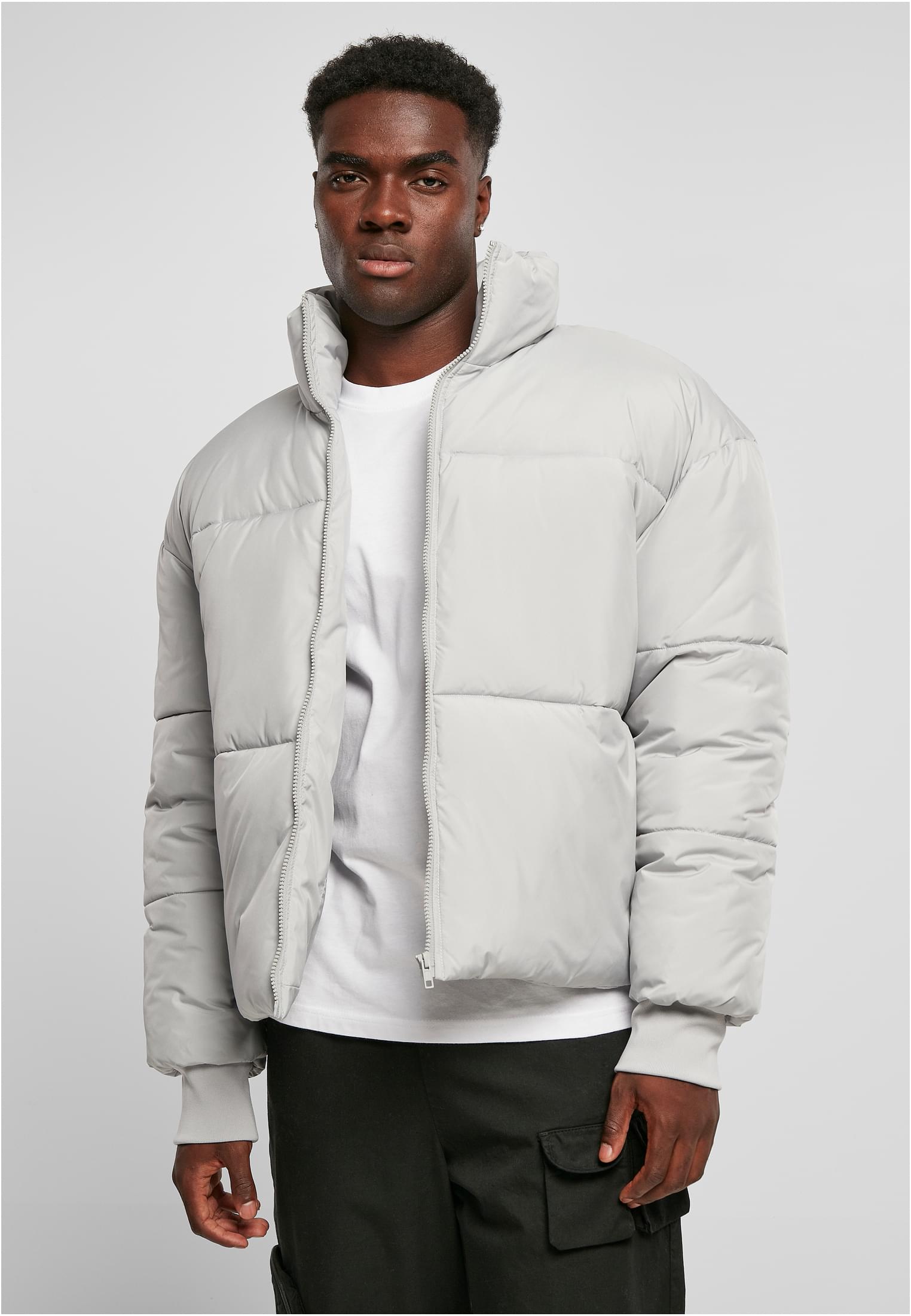 Short Big Puffer Jacket | lightasphalt