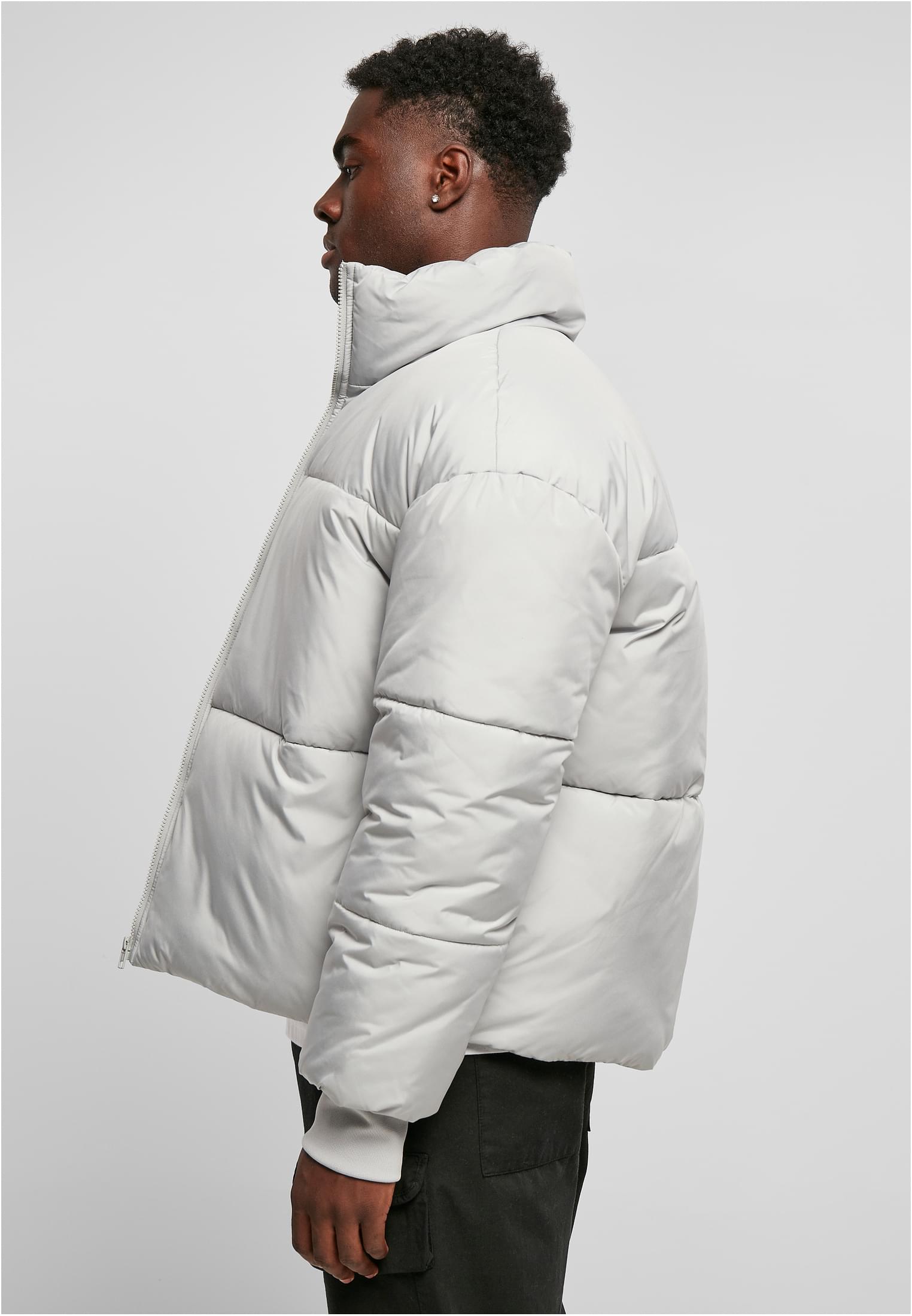 Short Big Puffer Jacket | lightasphalt