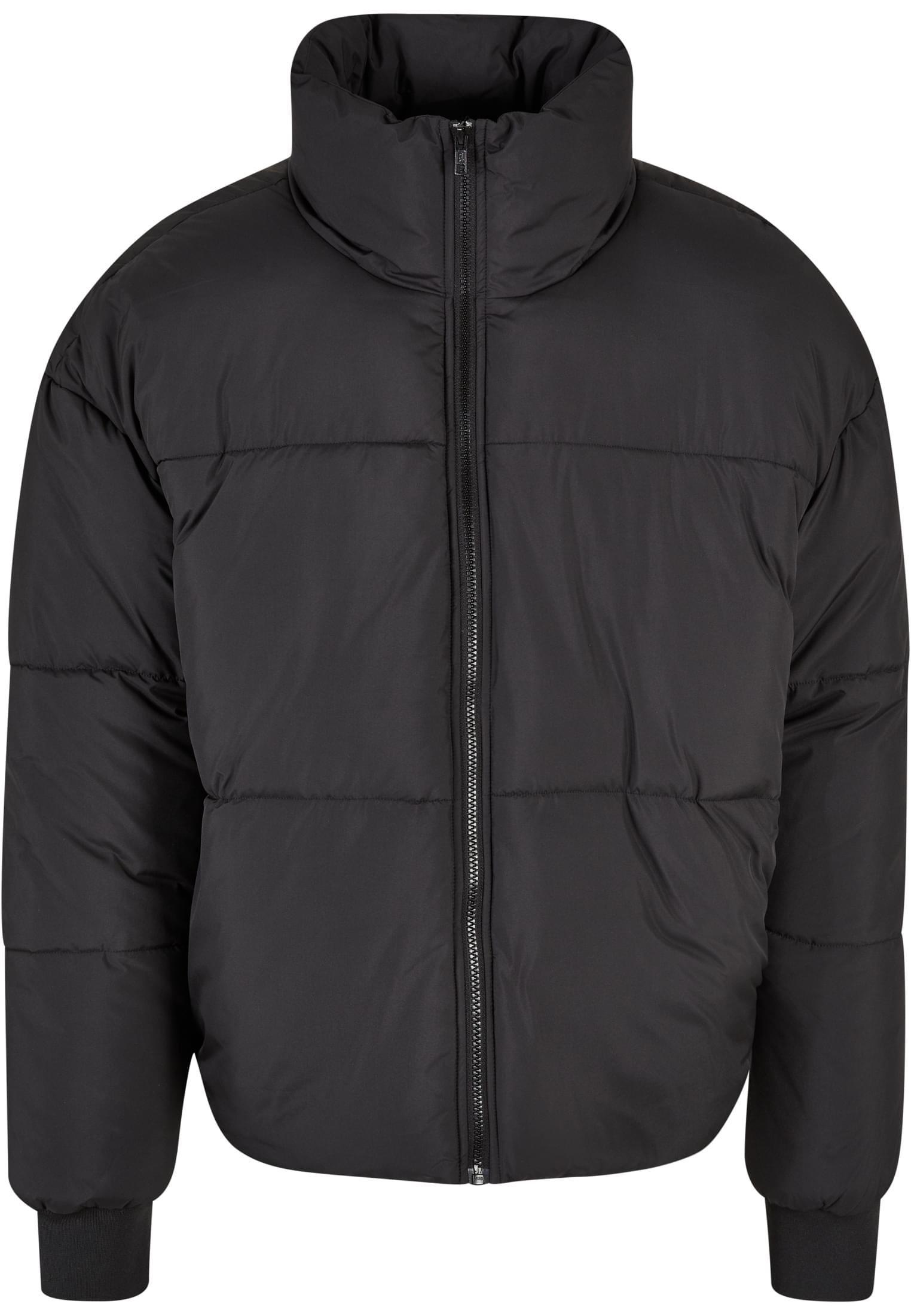 Short Big Puffer Jacket | black