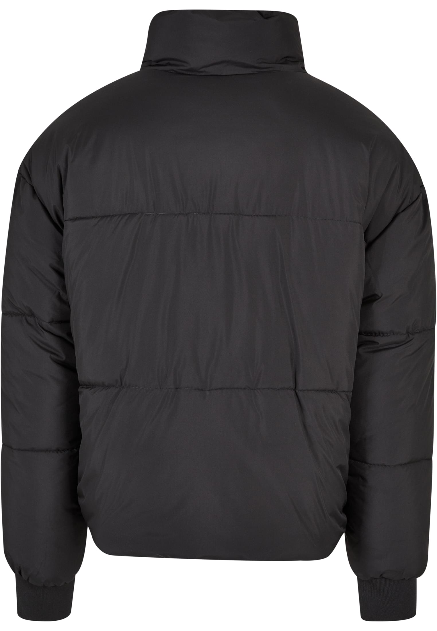 Short Big Puffer Jacket | black