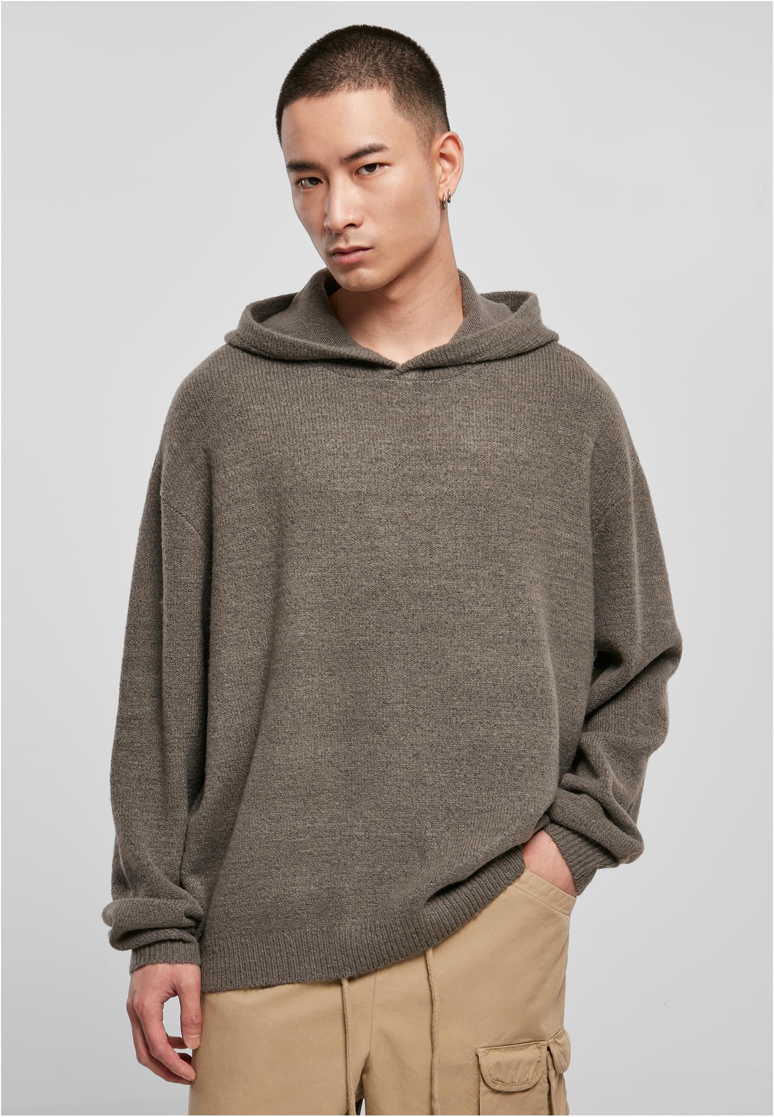 Oversized Chunky Hoody Sweater | asphalt