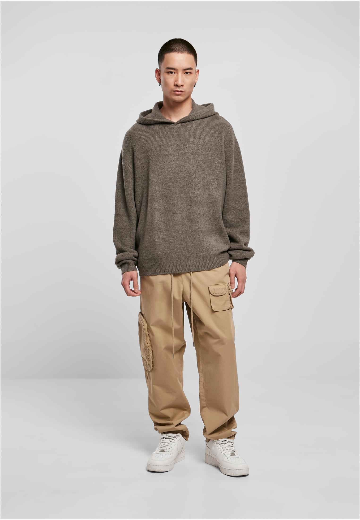 Oversized Chunky Hoody Sweater | asphalt