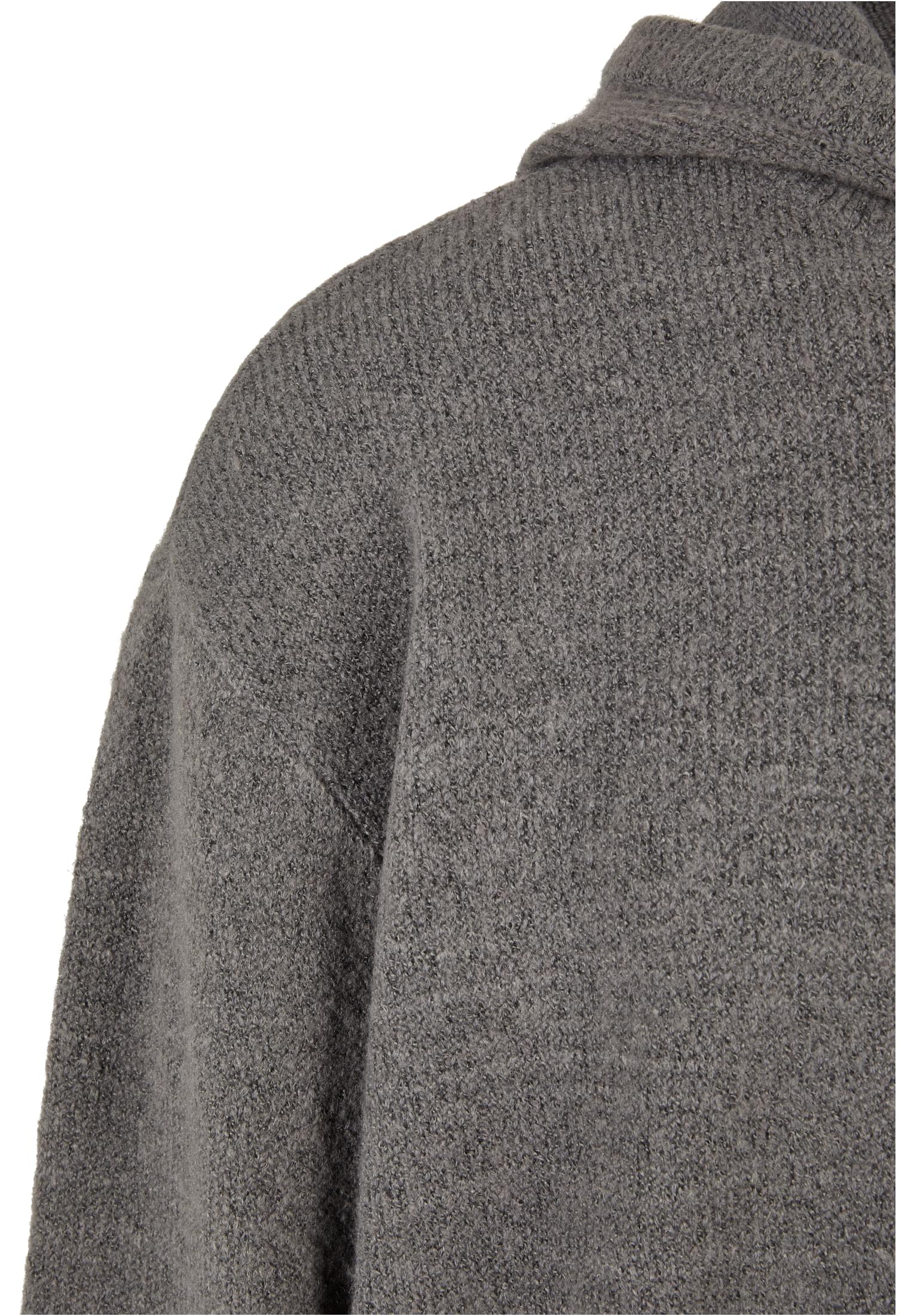 Oversized Chunky Hoody Sweater | asphalt