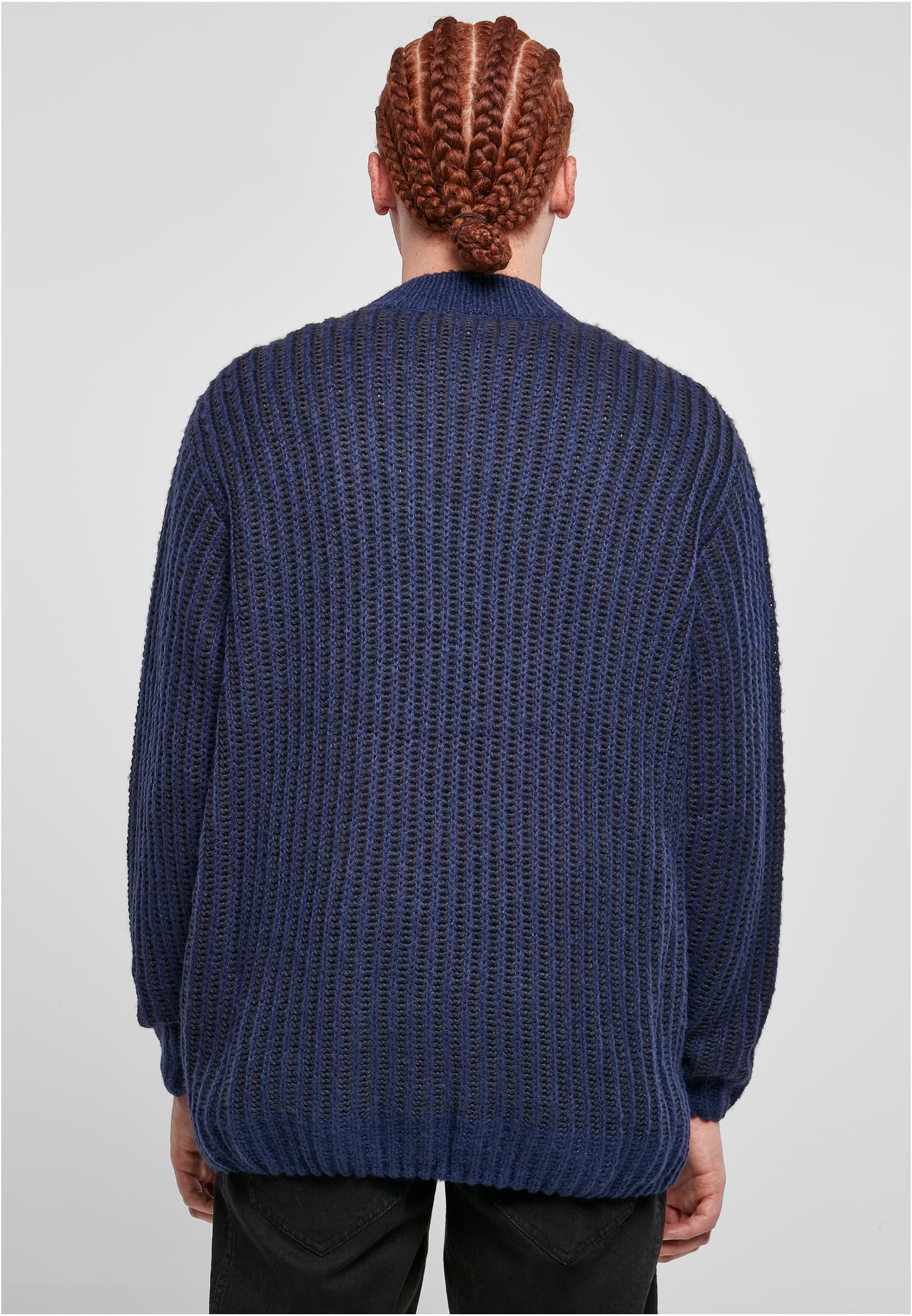 Oversized Two Tone Sweater | darkblue/midnightnavy