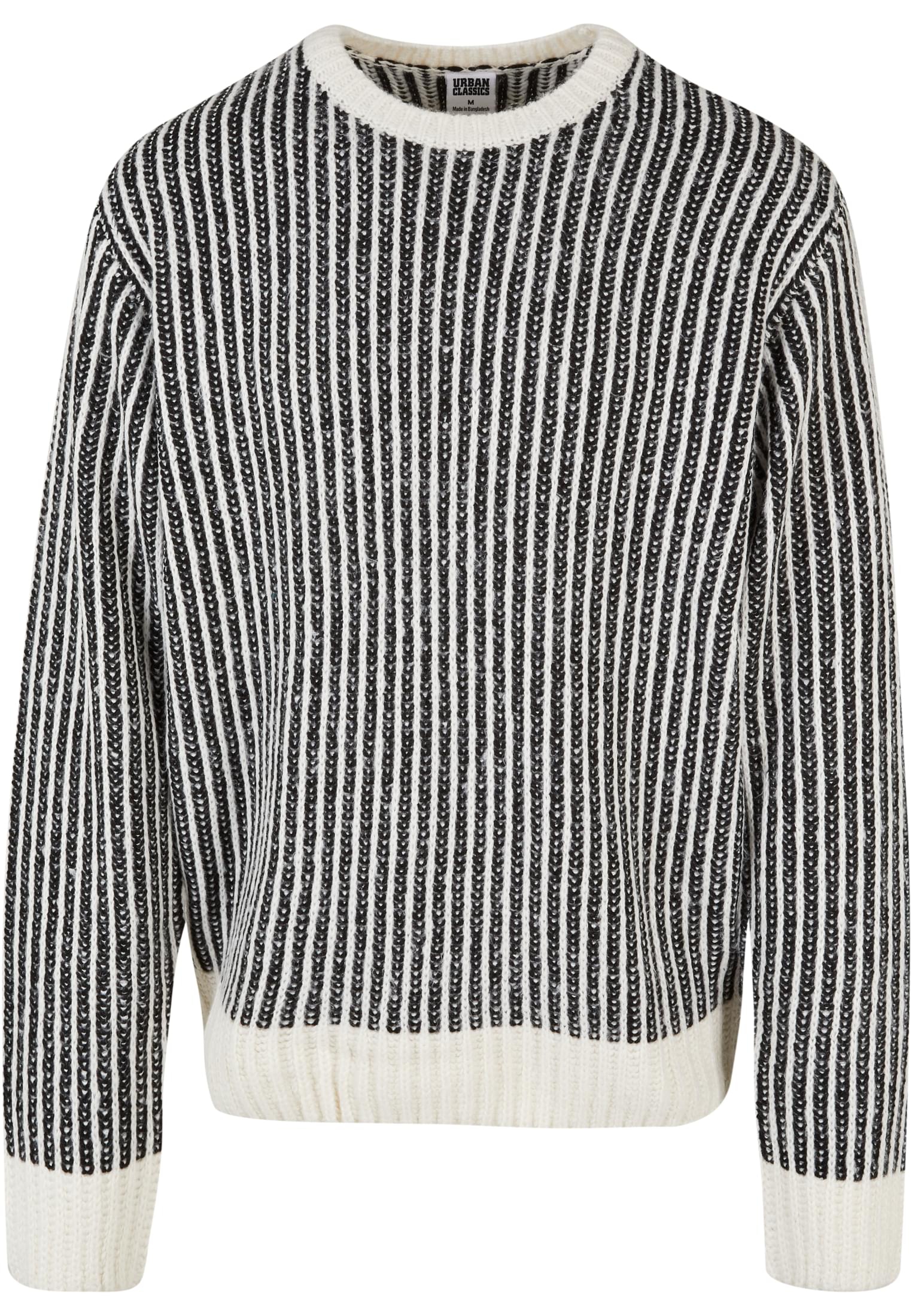 Oversized Two Tone Sweater | whitesand/black