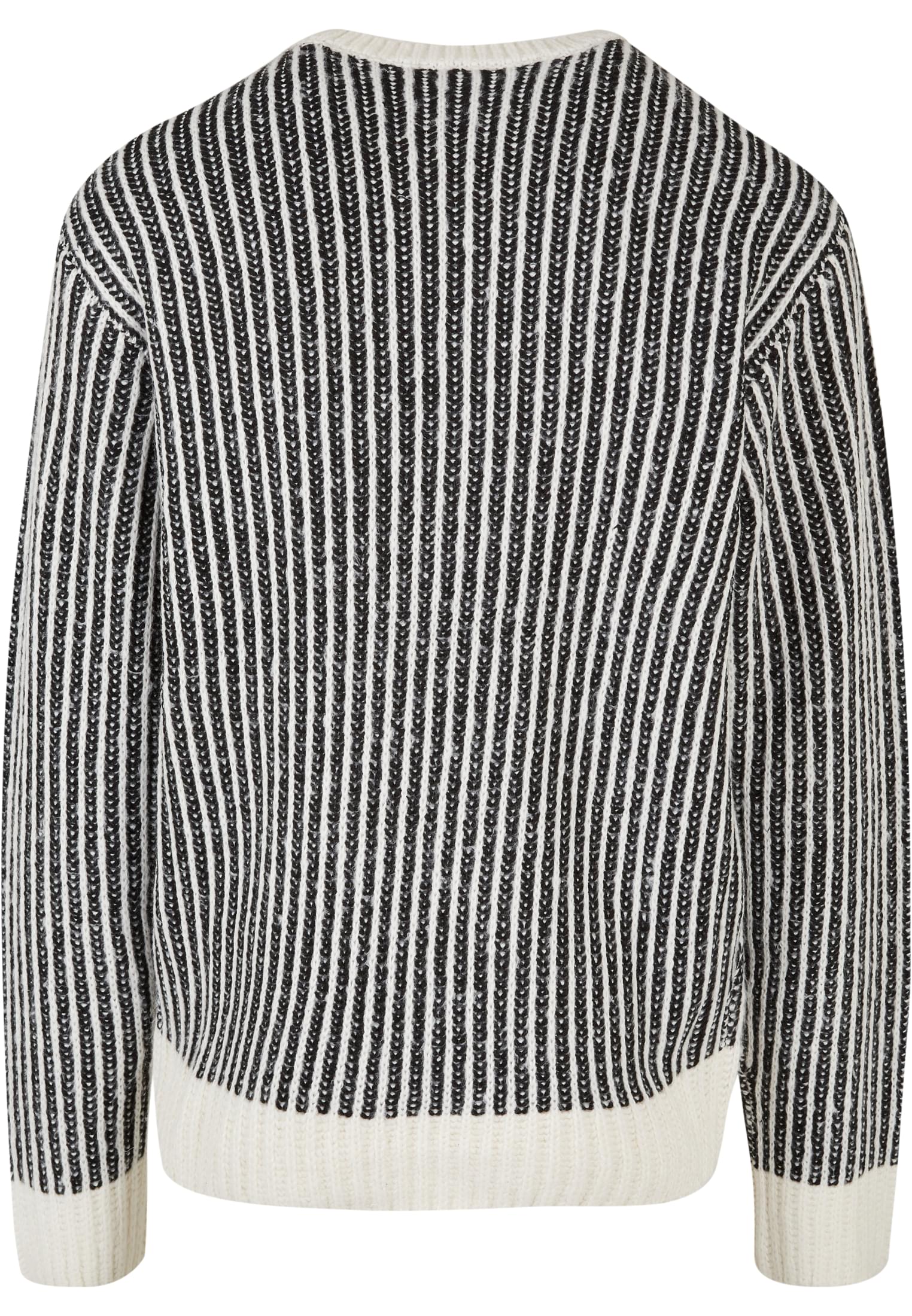 Oversized Two Tone Sweater | whitesand/black