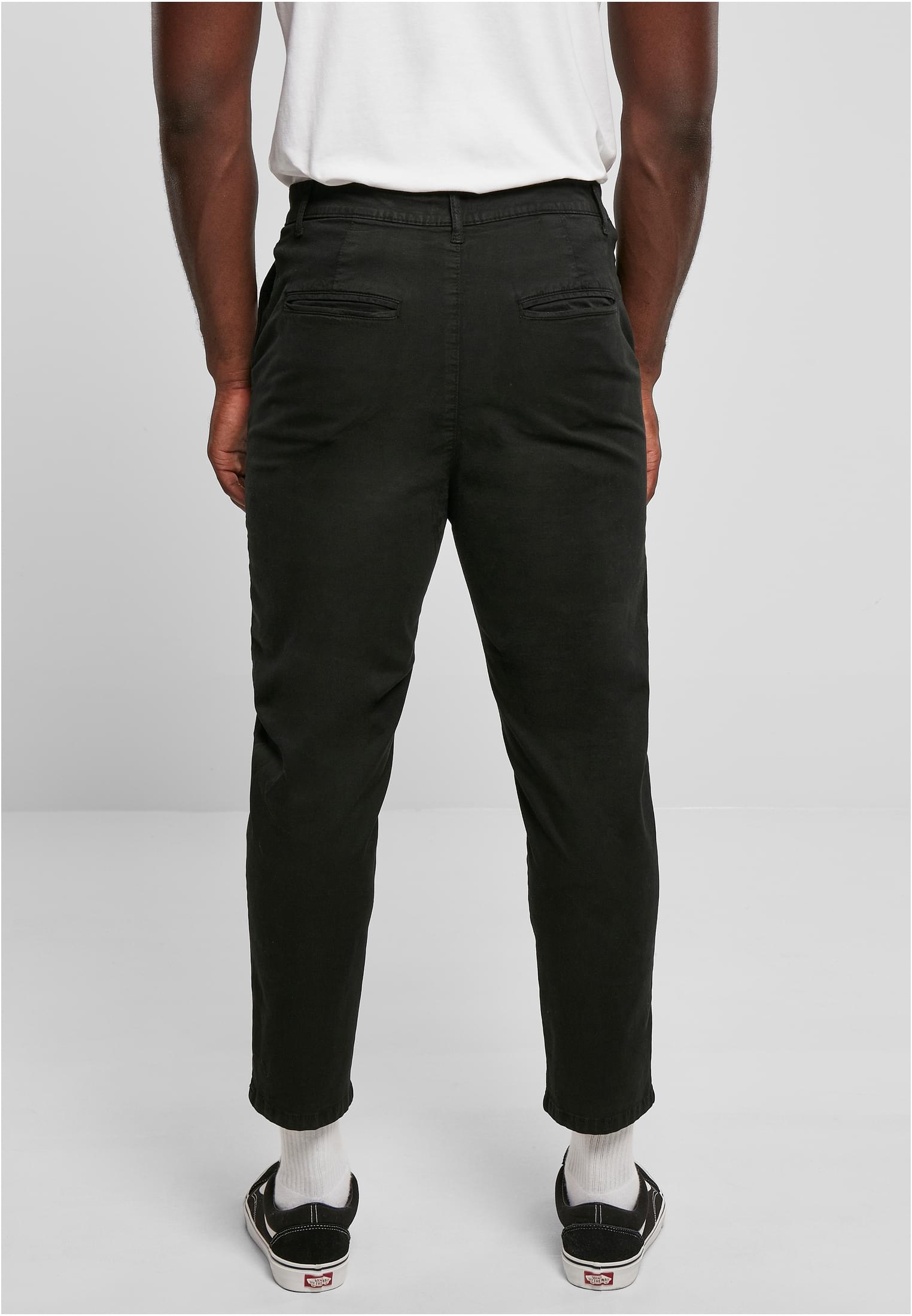 Cropped Chino Pants | black