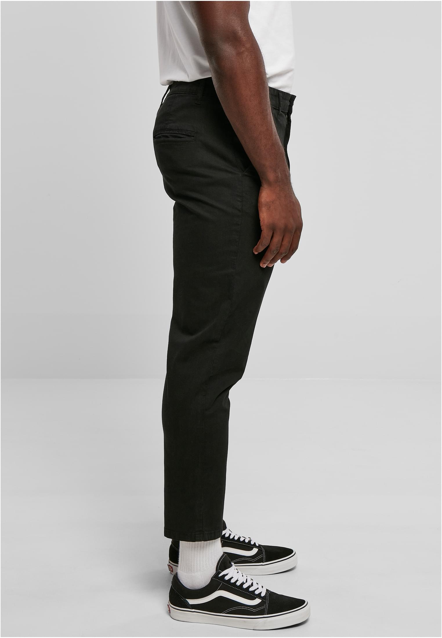 Cropped Chino Pants | black