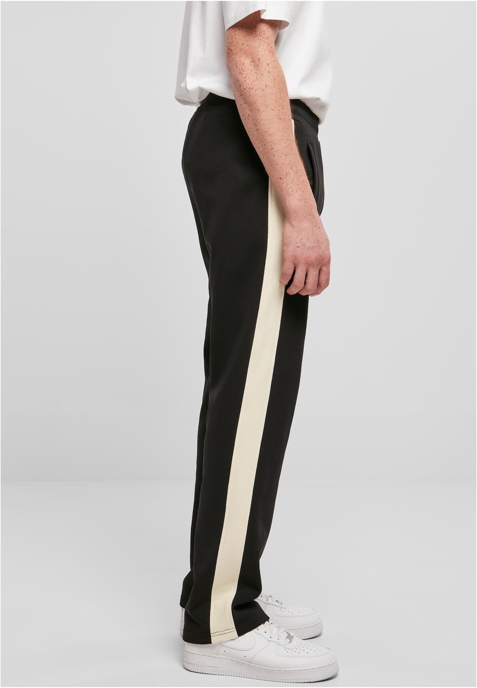 Striped Track Pants | black