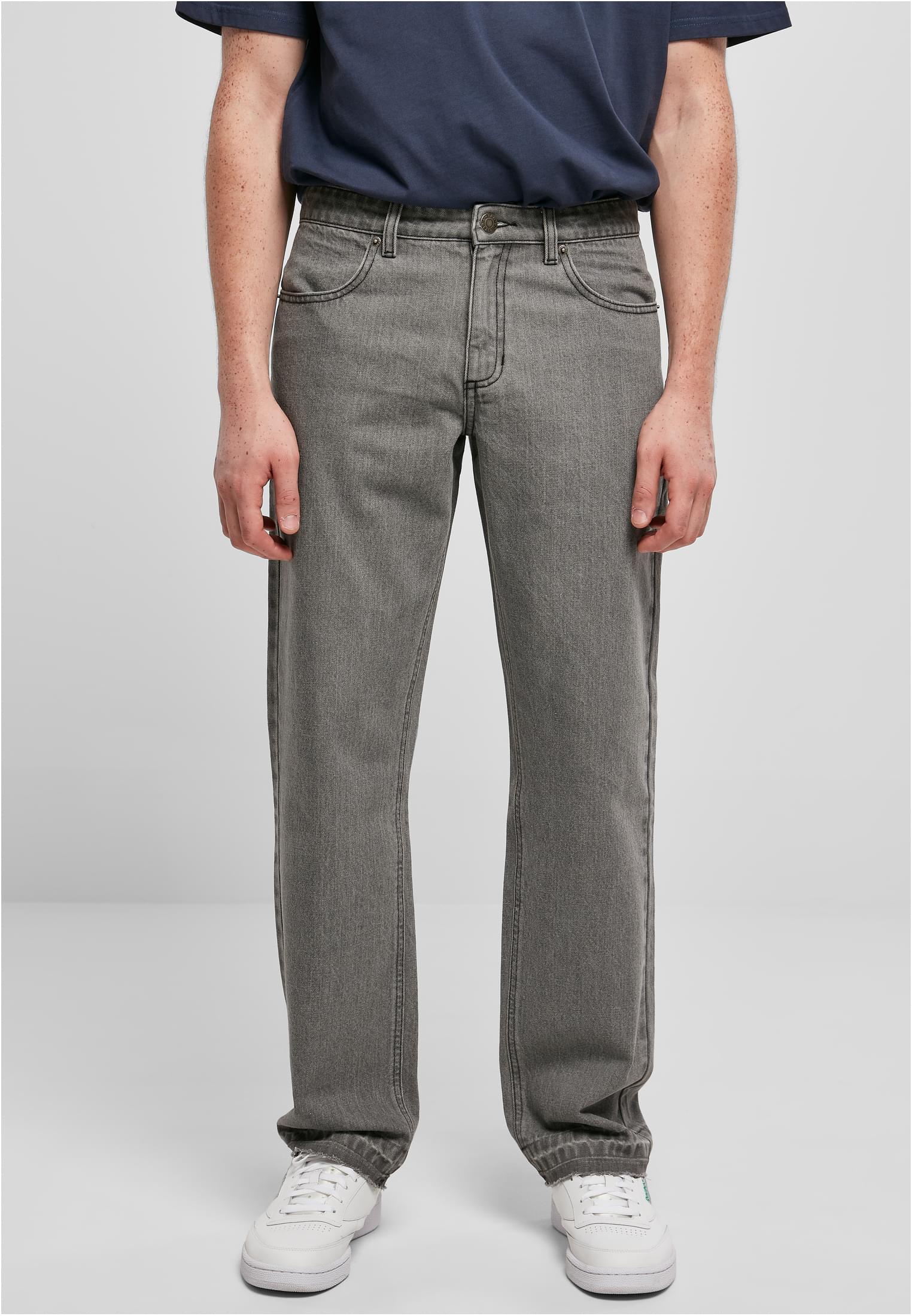 Open Edge Loose Fit Jeans | midgrey