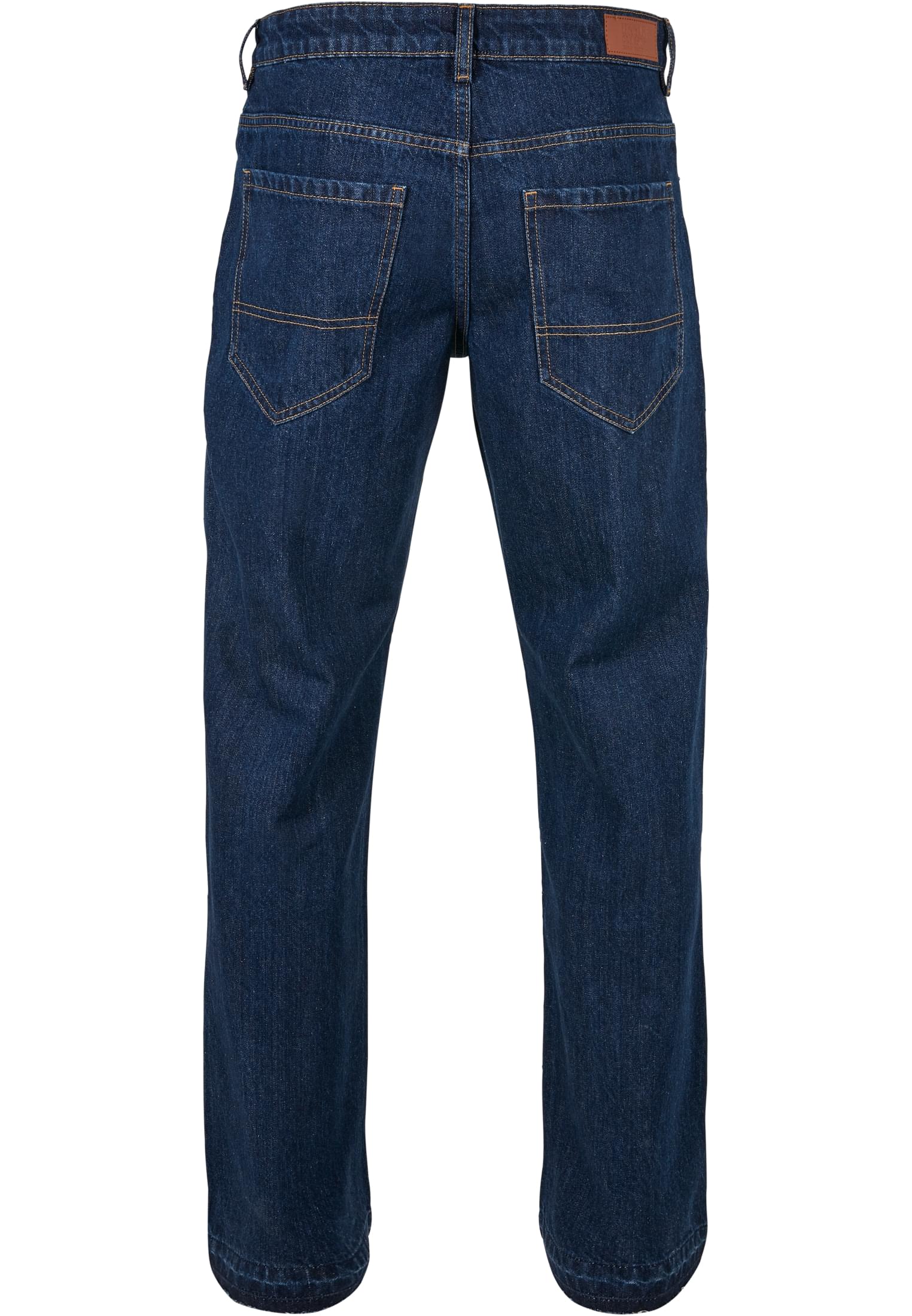 Open Edge Loose Fit Jeans | mid indigo washed