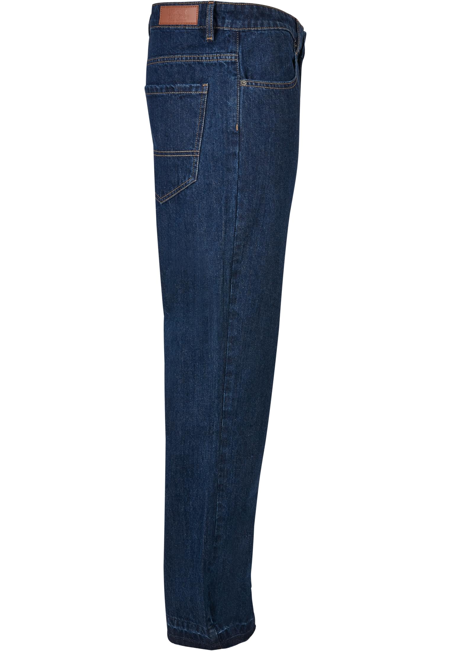 Open Edge Loose Fit Jeans | mid indigo washed