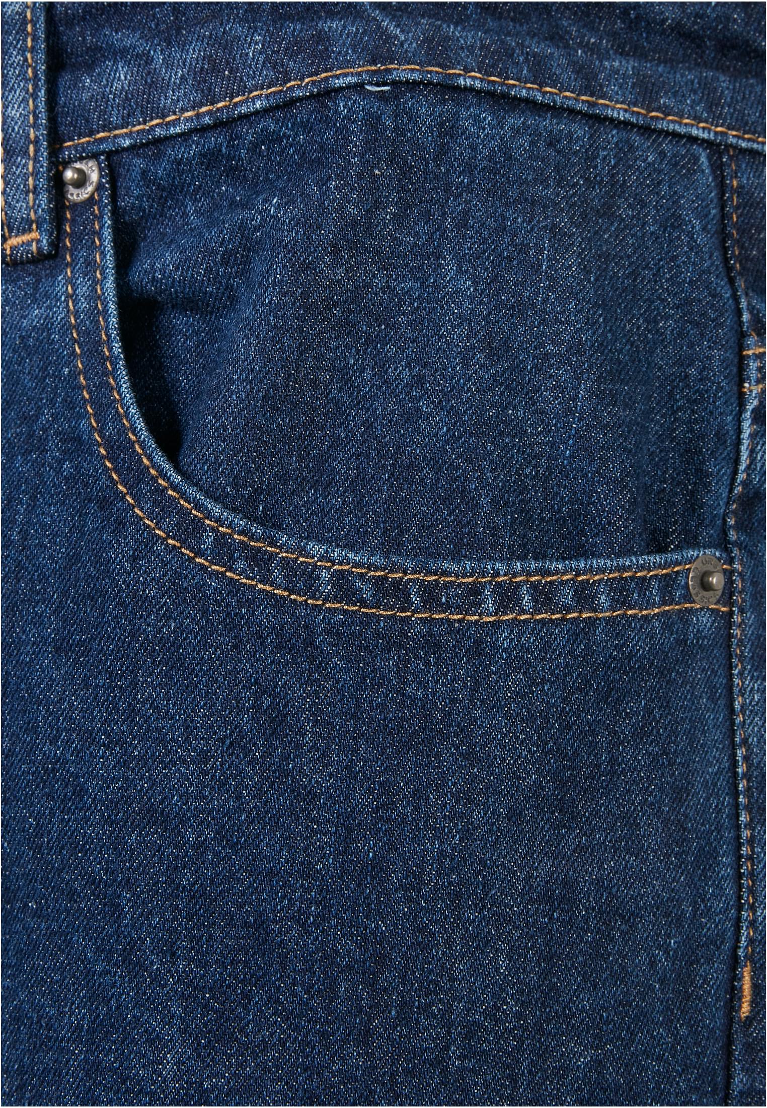 Open Edge Loose Fit Jeans | mid indigo washed