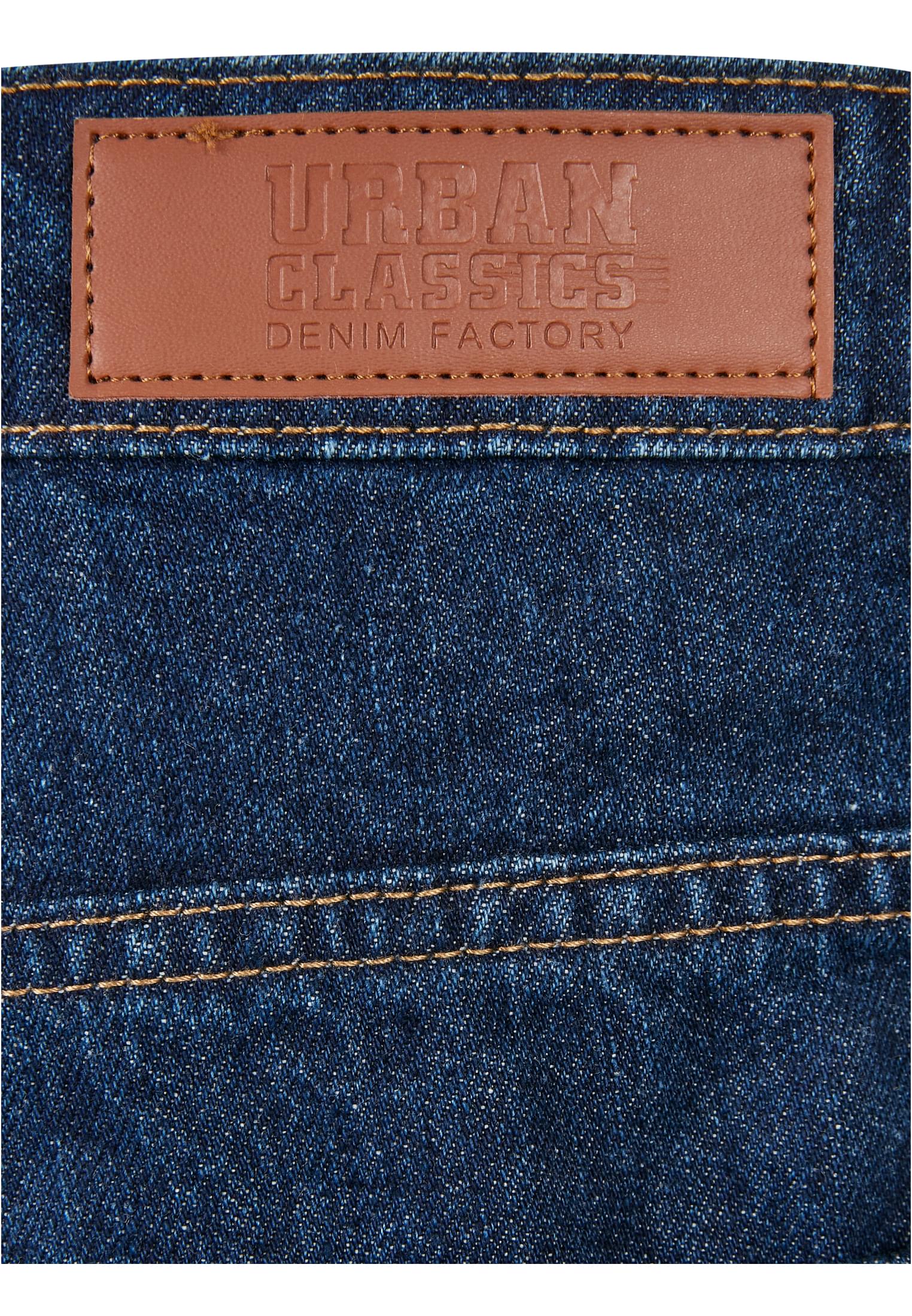 Open Edge Loose Fit Jeans | mid indigo washed