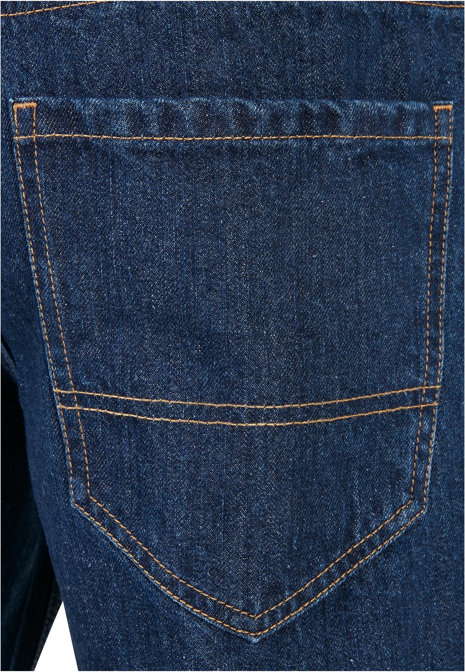 Open Edge Loose Fit Jeans | mid indigo washed