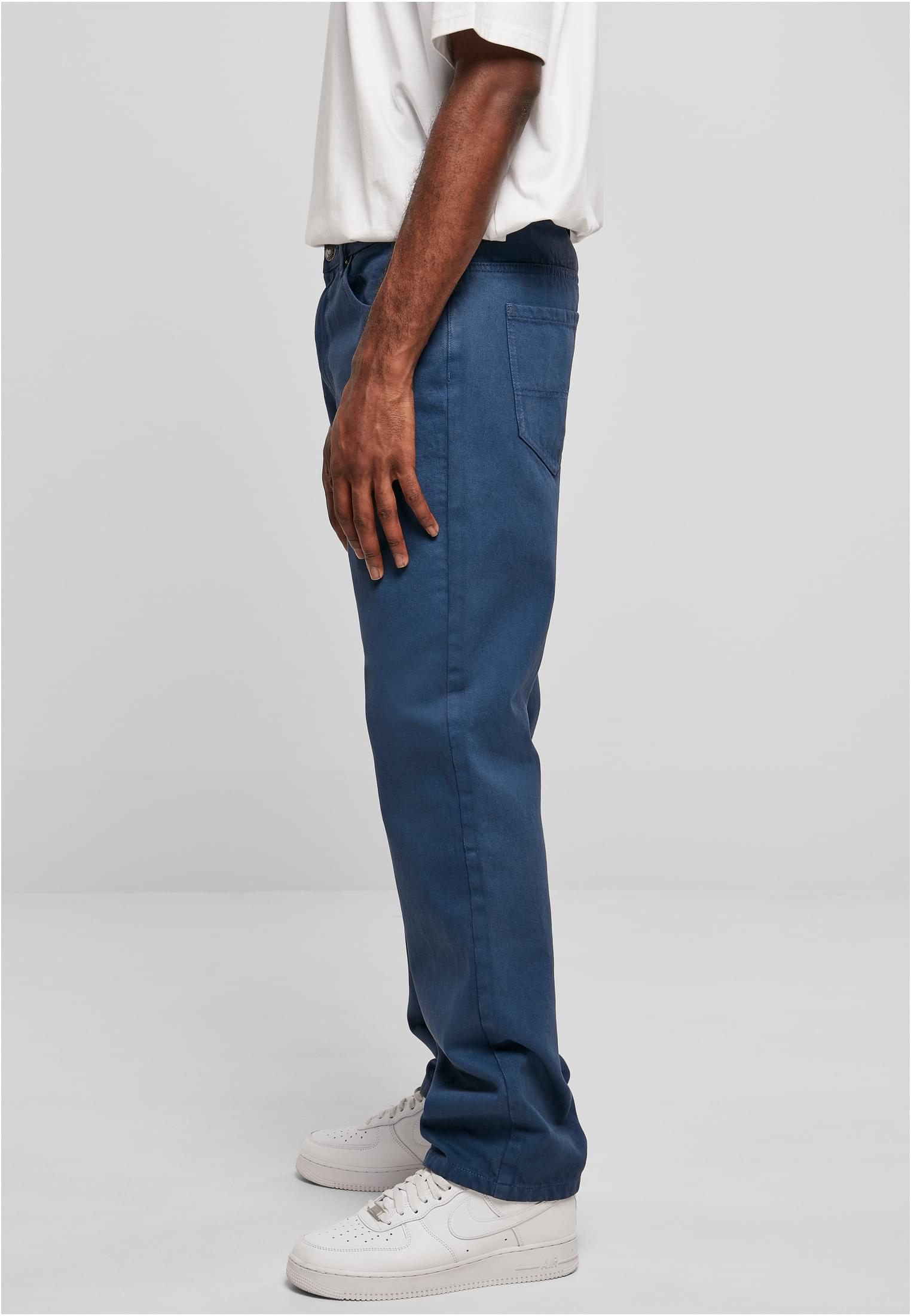 Colored Loose Fit Jeans | darkblue