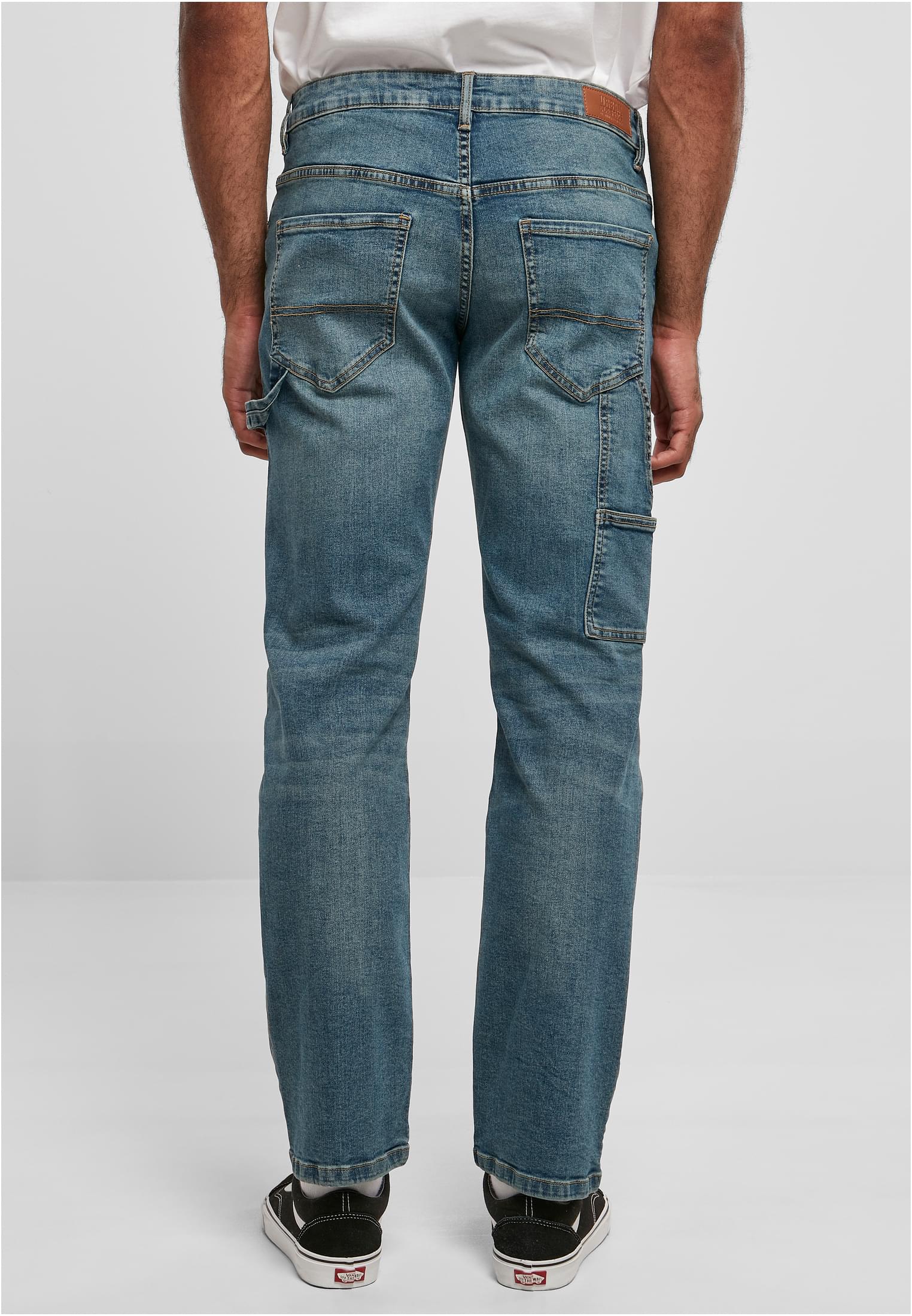 Carpenter Back Jeans | sand destroyed washed