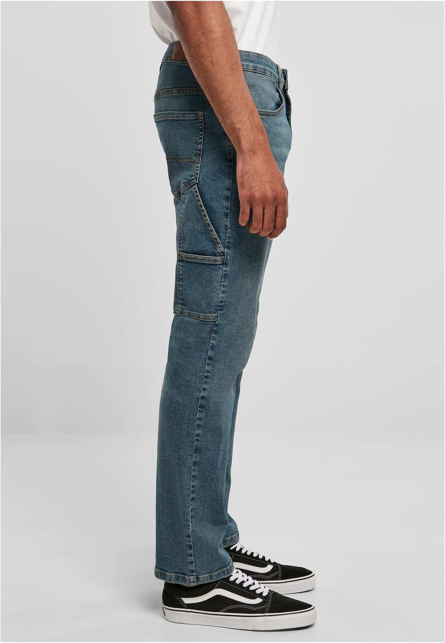 Carpenter Back Jeans | sand destroyed washed