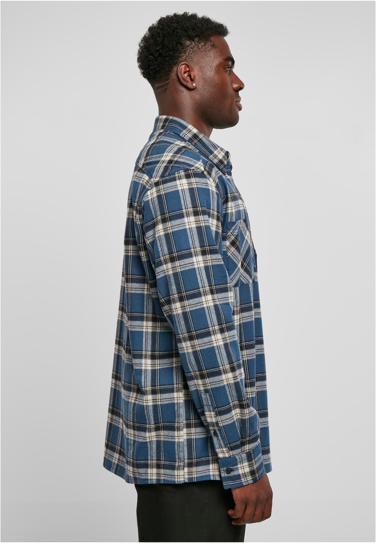 Lake Check Shirt | darkblue/whitesand