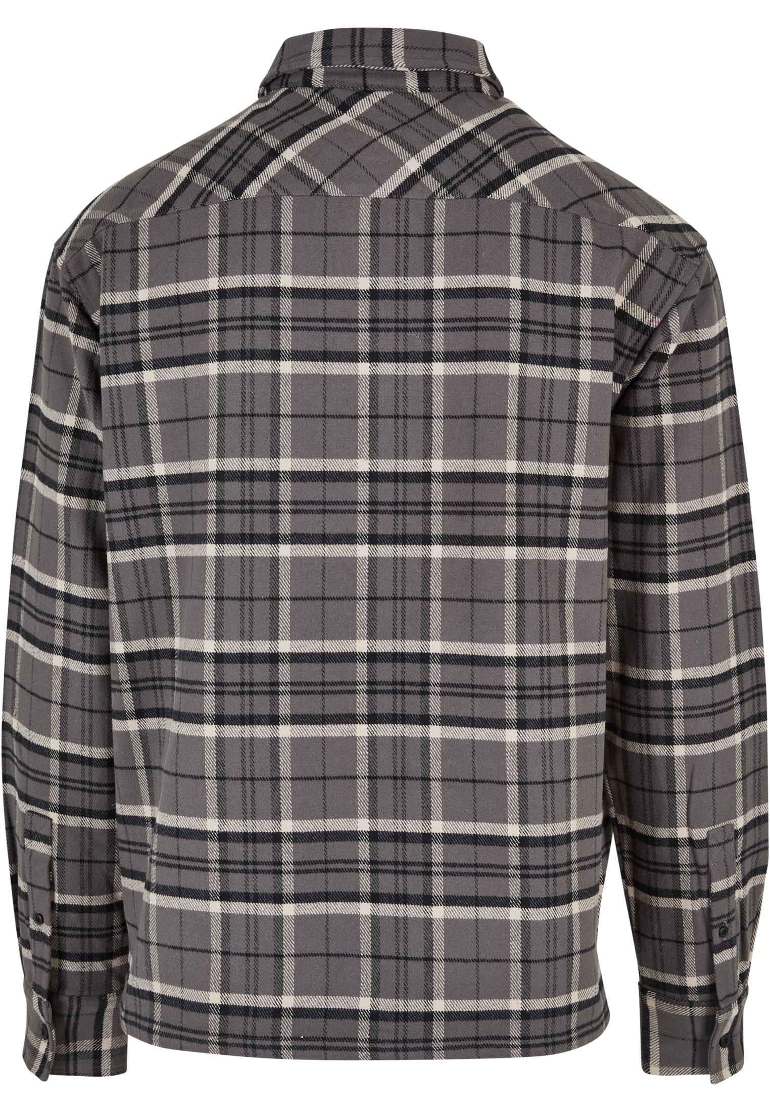 Boxy Kane Check Shirt | grey/black