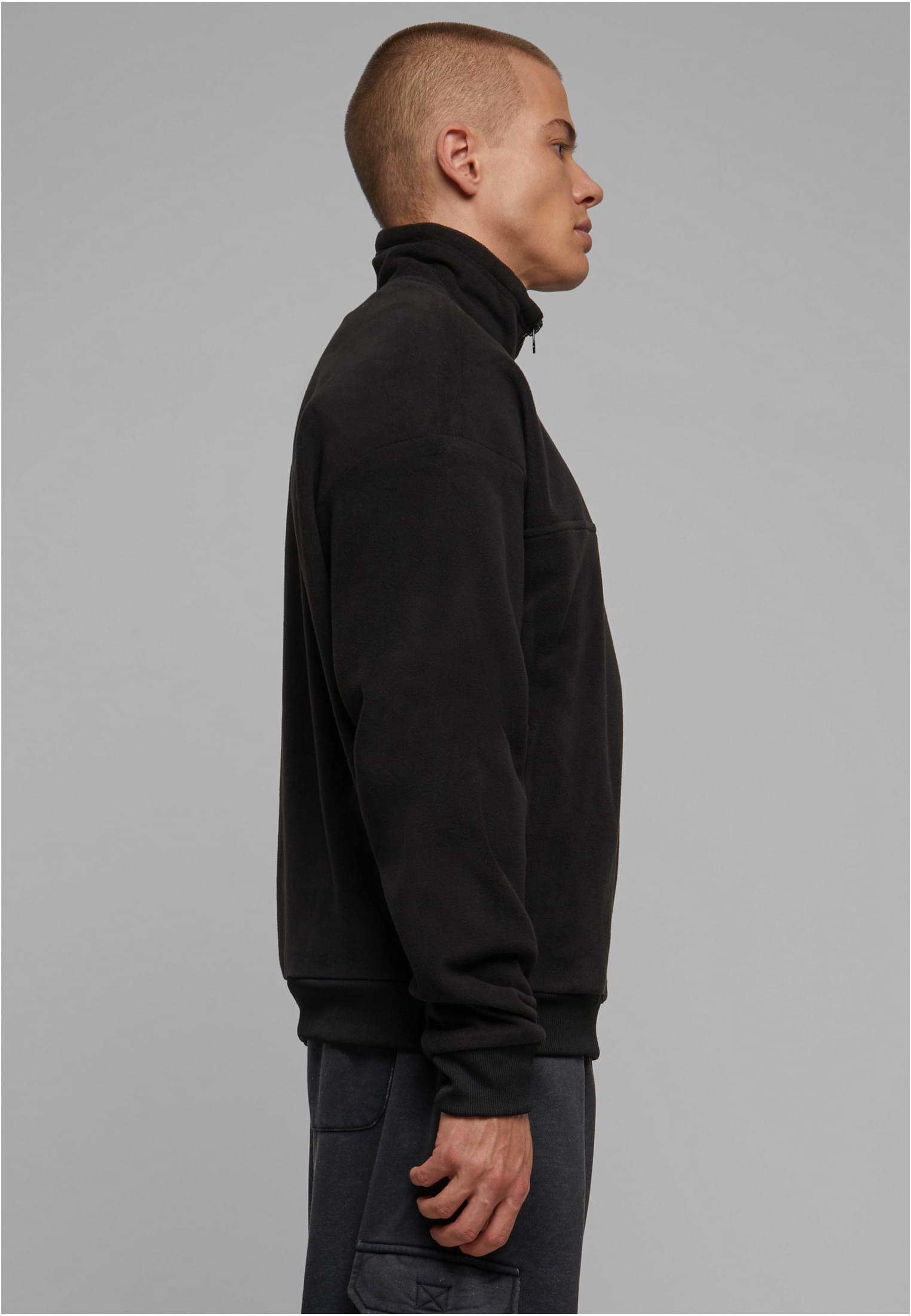 Basic Polar Fleece Troyer | black