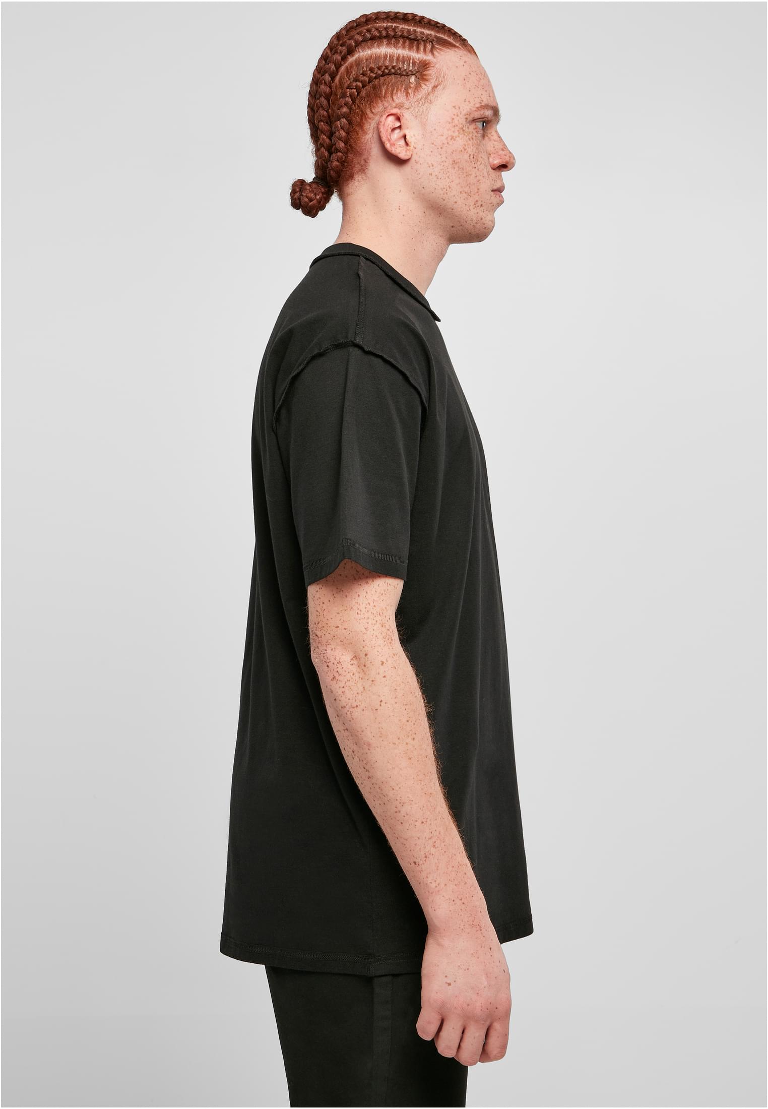 Oversized Inside Out Tee | black