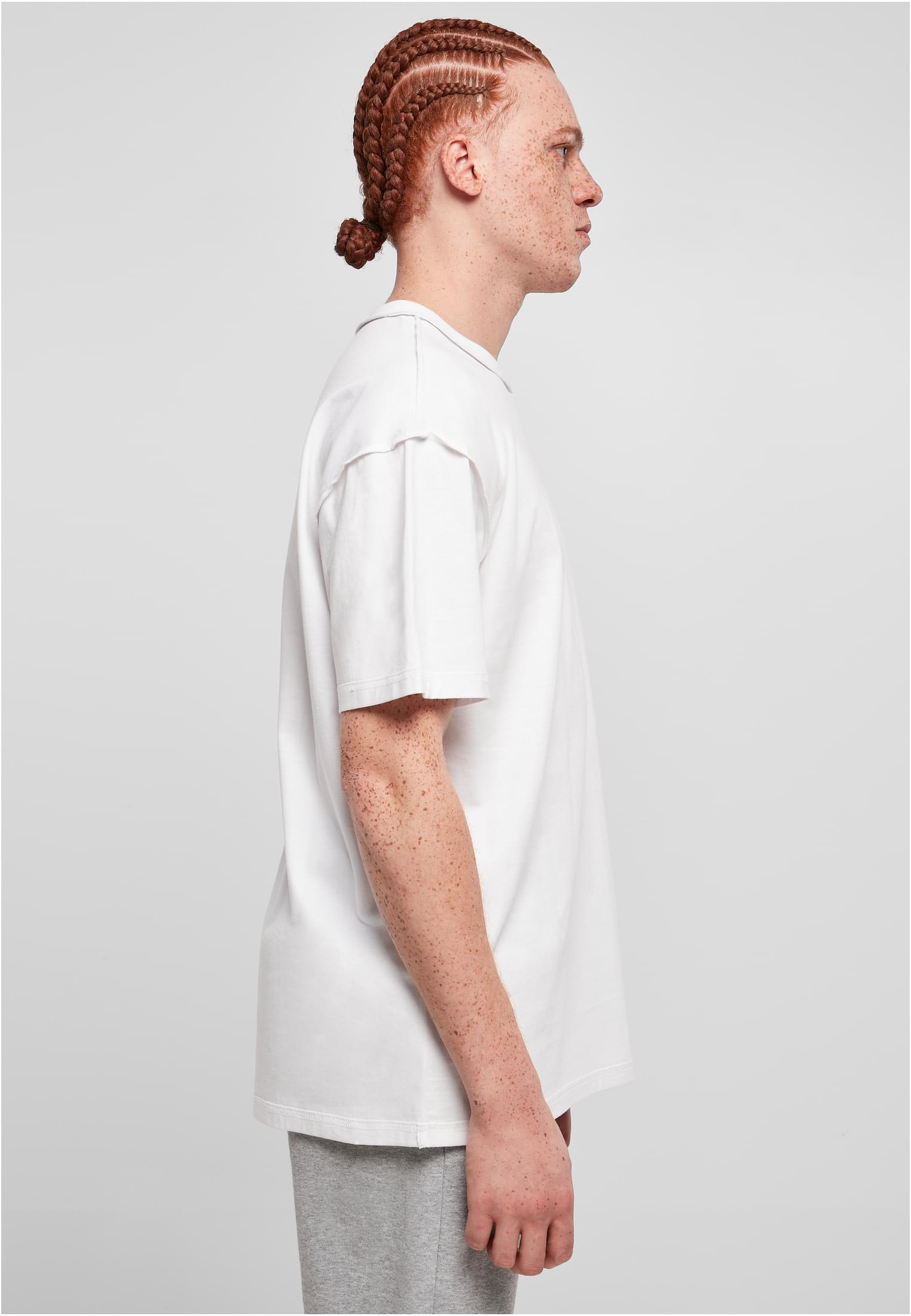 Oversized Inside Out Tee | white