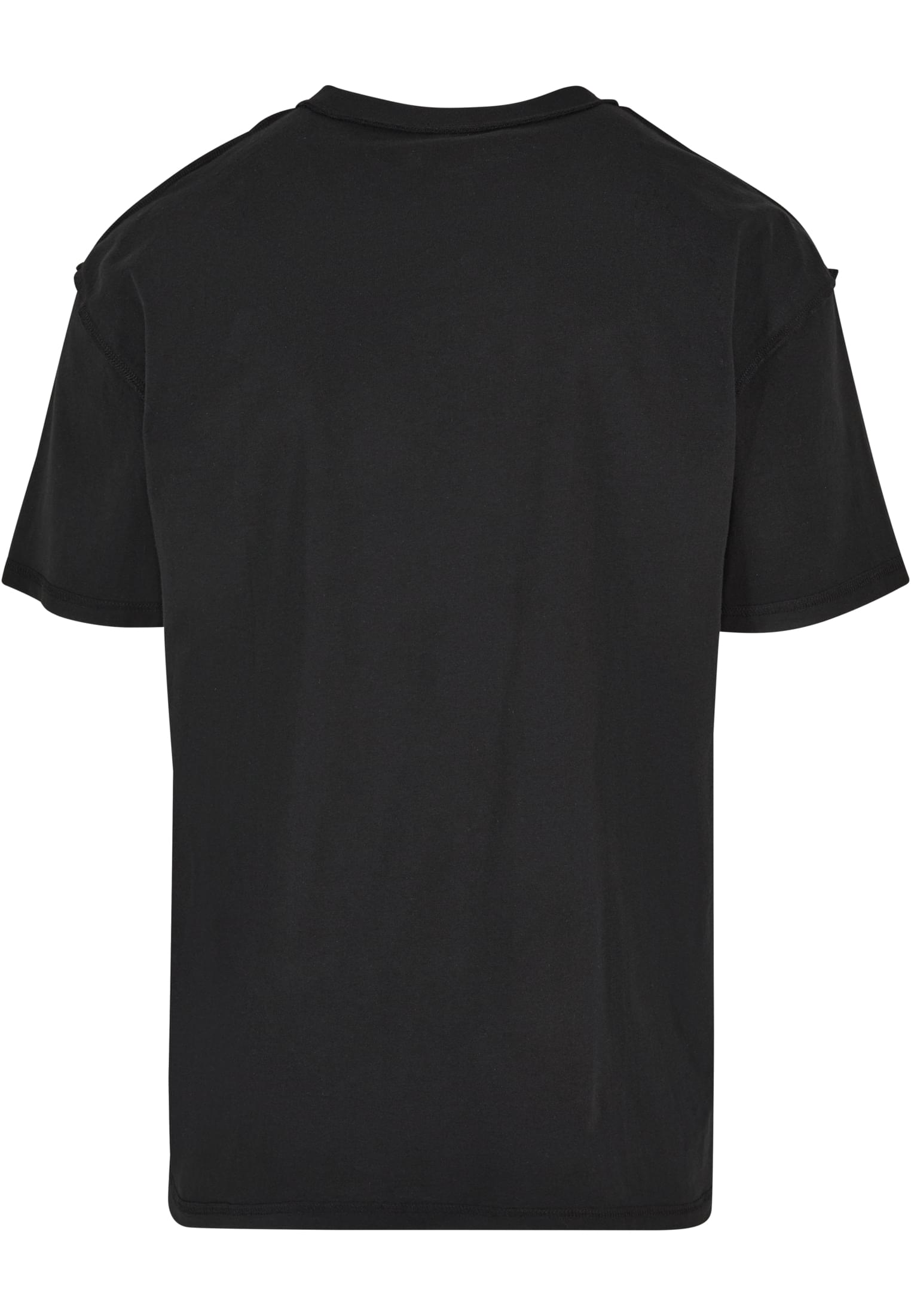 Oversized Inside Out Tee | black