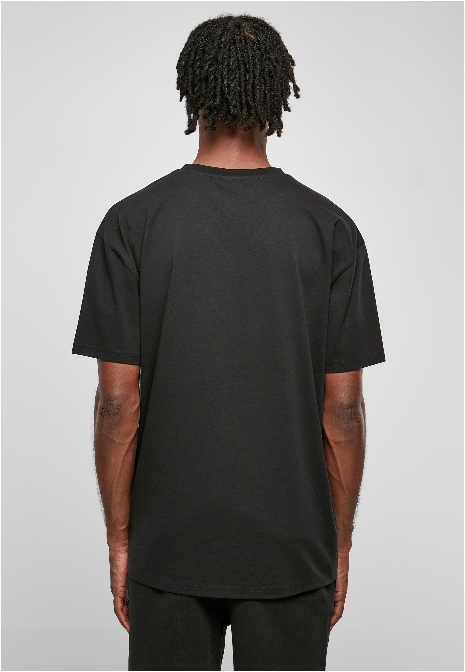 Organic Oversized V-Neck Tee | black