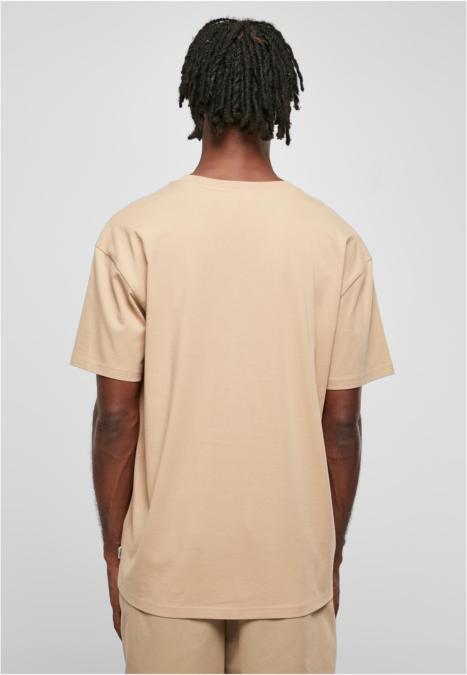 Organic Oversized V-Neck Tee | unionbeige