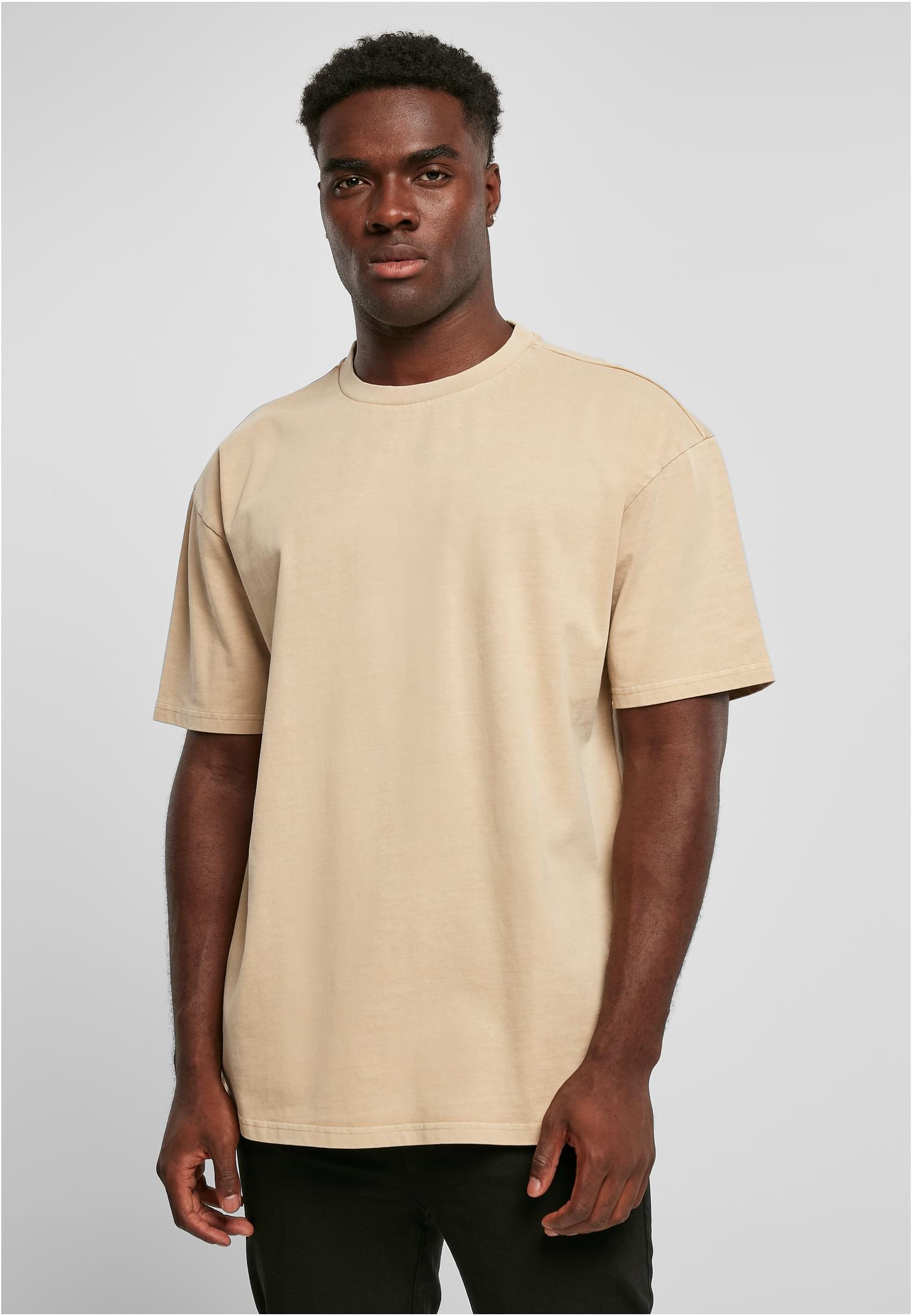 Heavy Oversized Garment Dye Tee | unionbeige