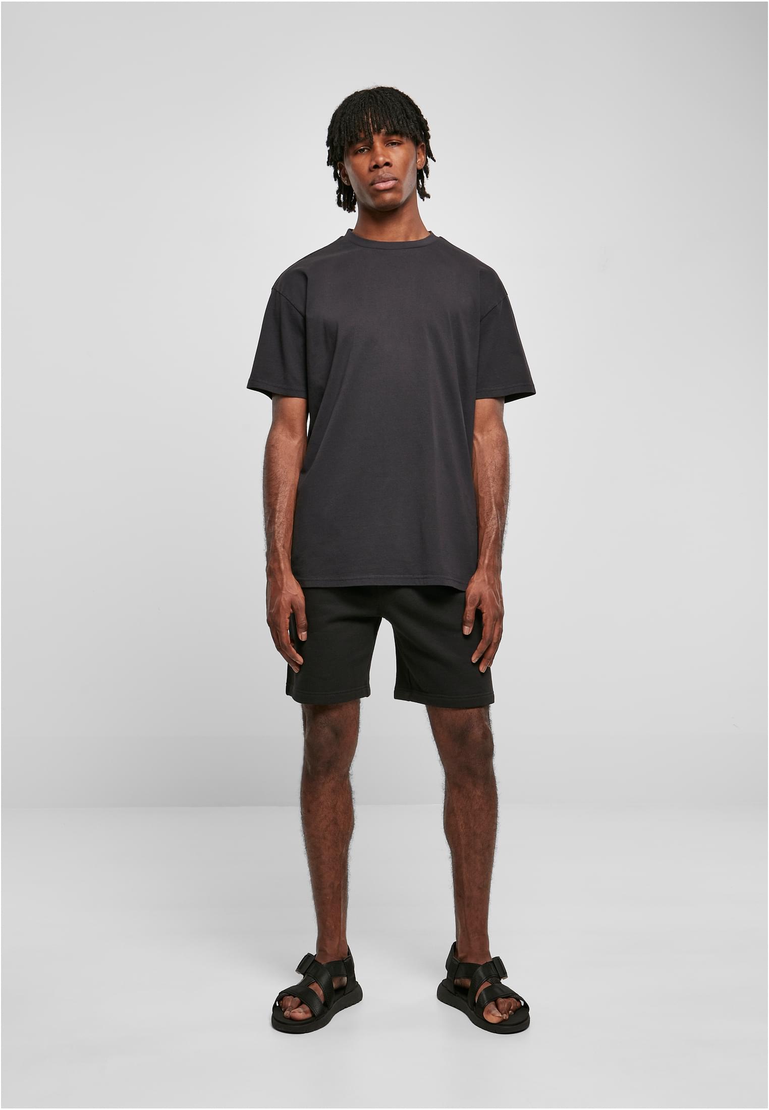 Heavy Oversized Garment Dye Tee | black