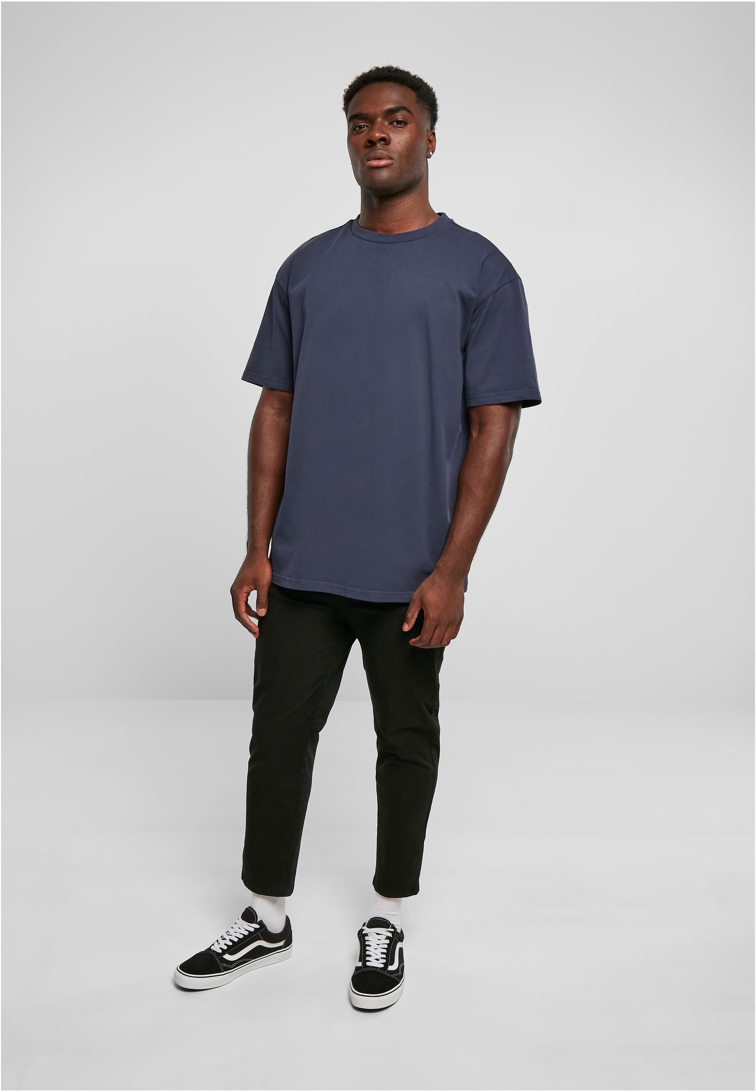 Heavy Oversized Garment Dye Tee | darkblue