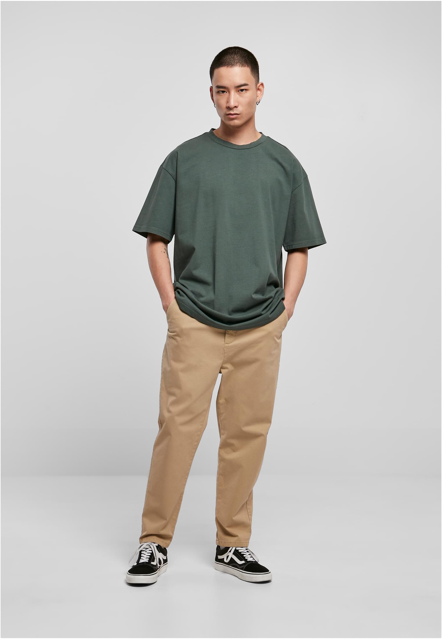 Heavy Oversized Garment Dye Tee | bottlegreen