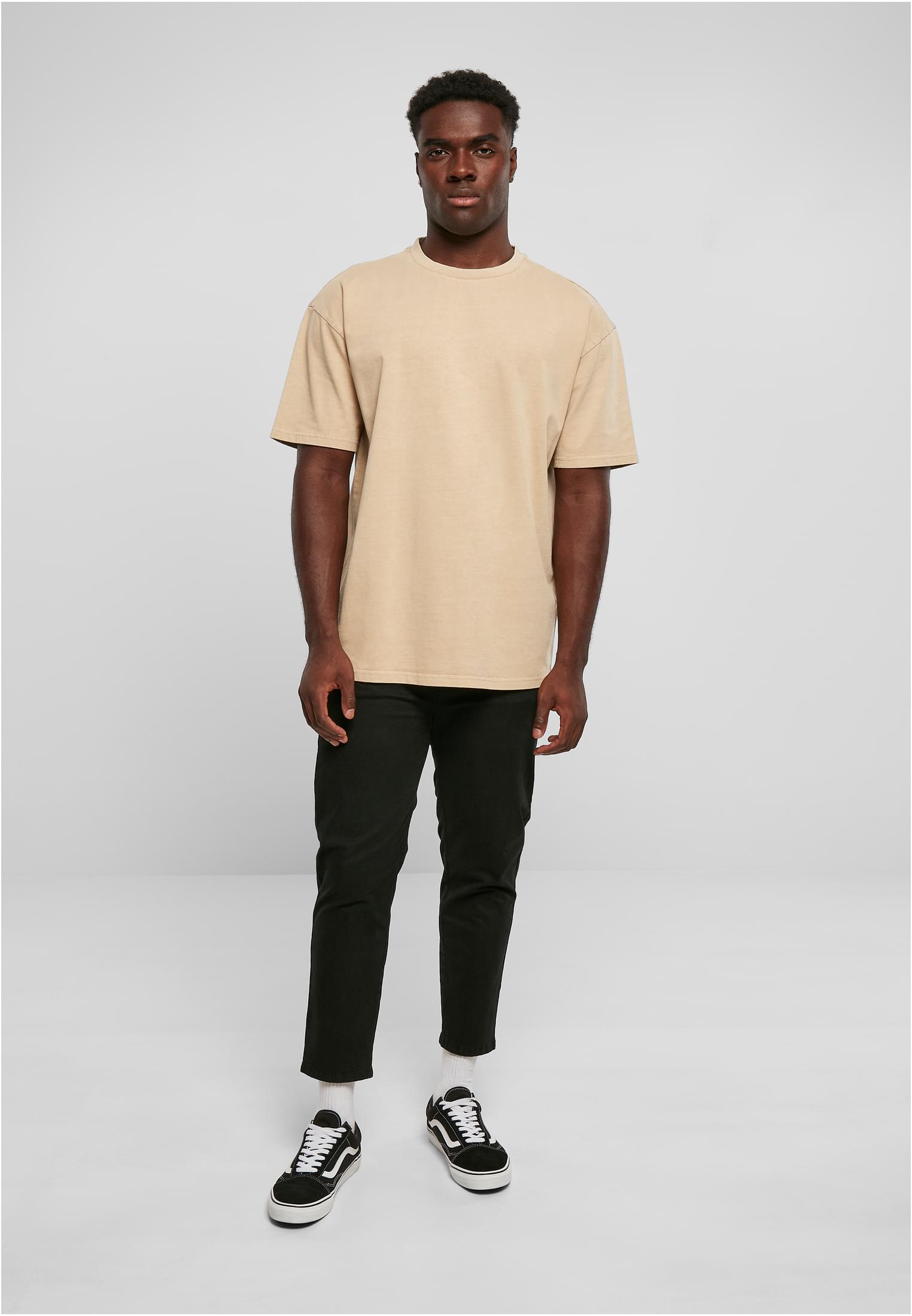 Heavy Oversized Garment Dye Tee | unionbeige