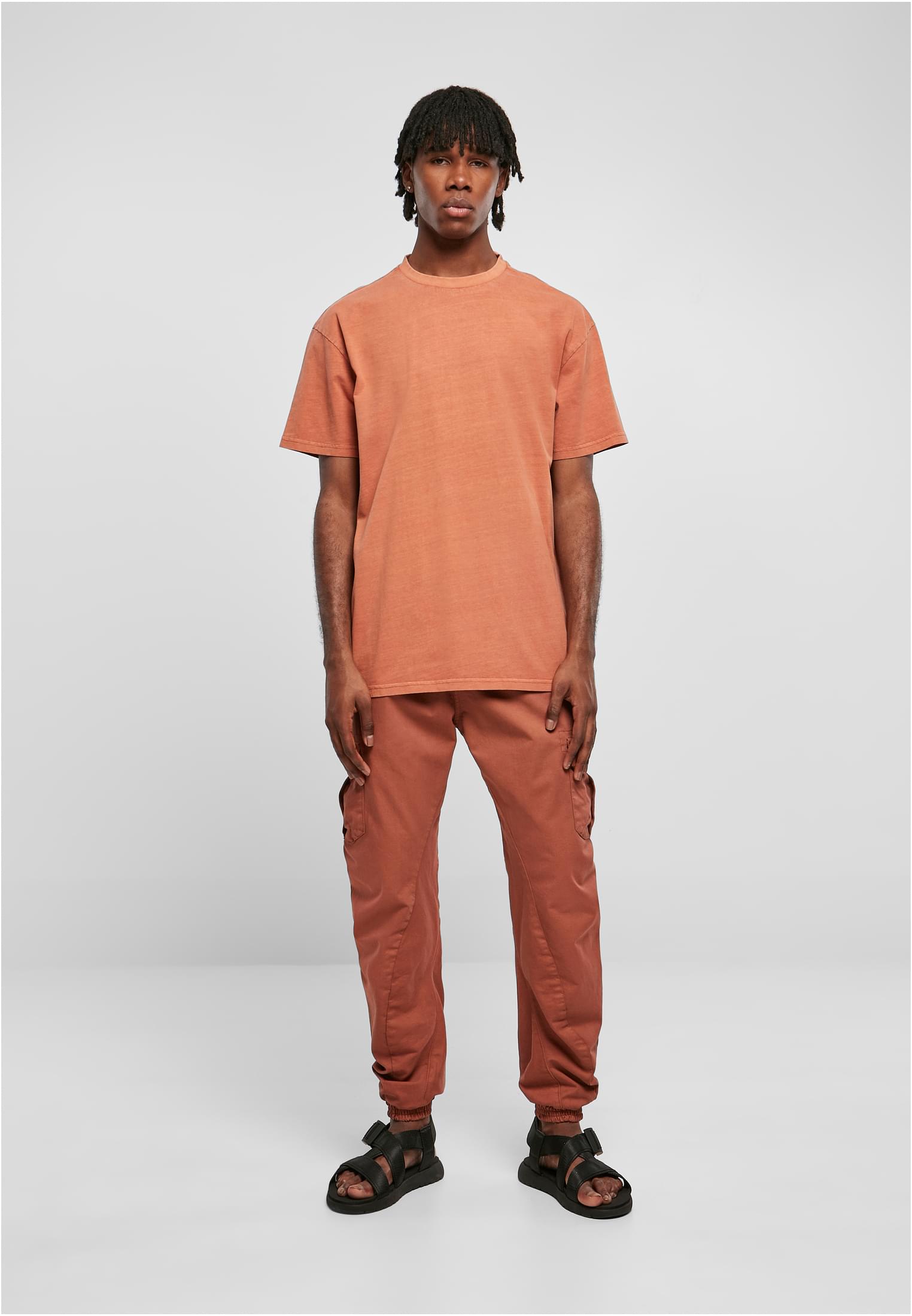 Heavy Oversized Garment Dye Tee | terracotta