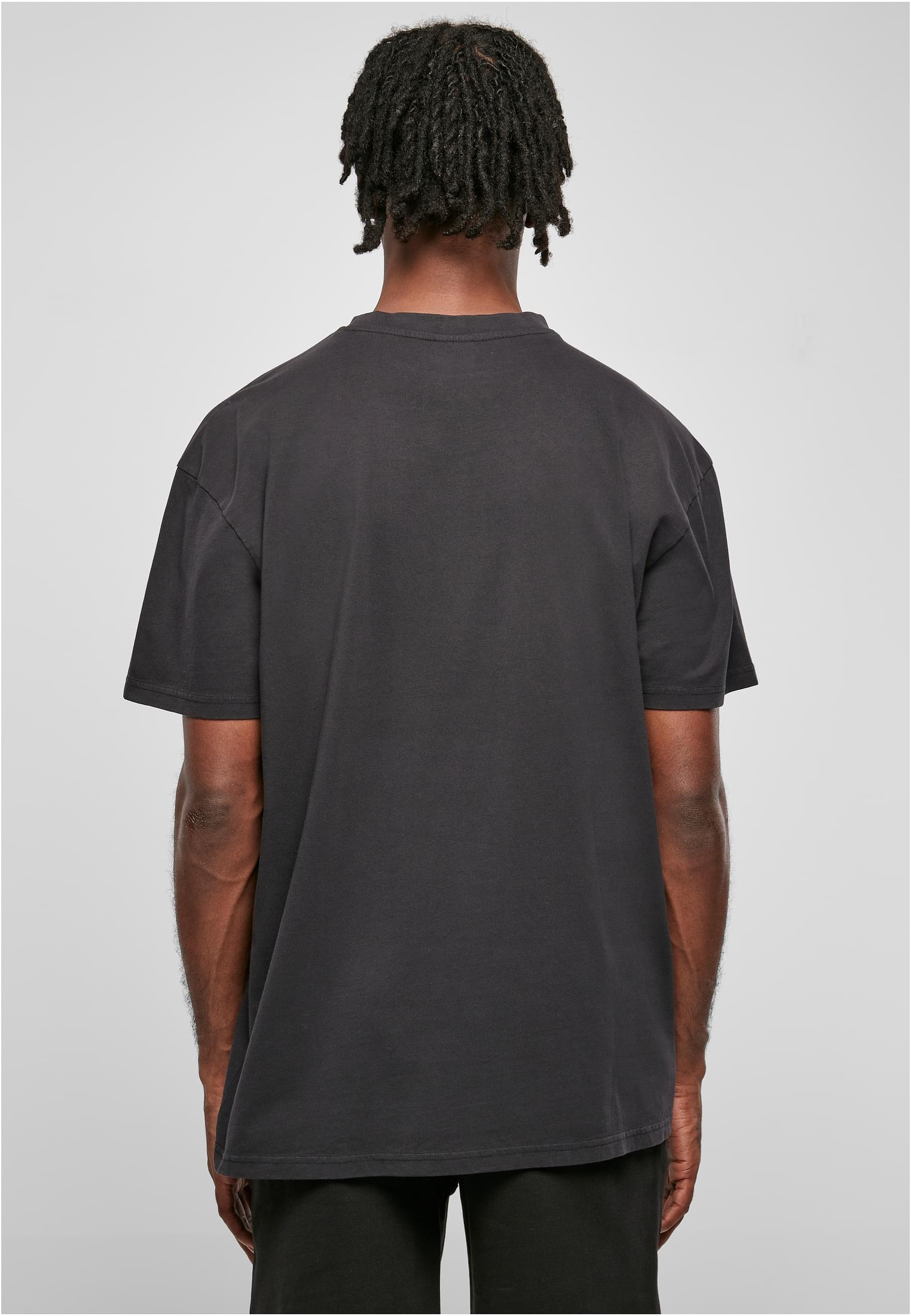 Heavy Oversized Garment Dye Tee | black