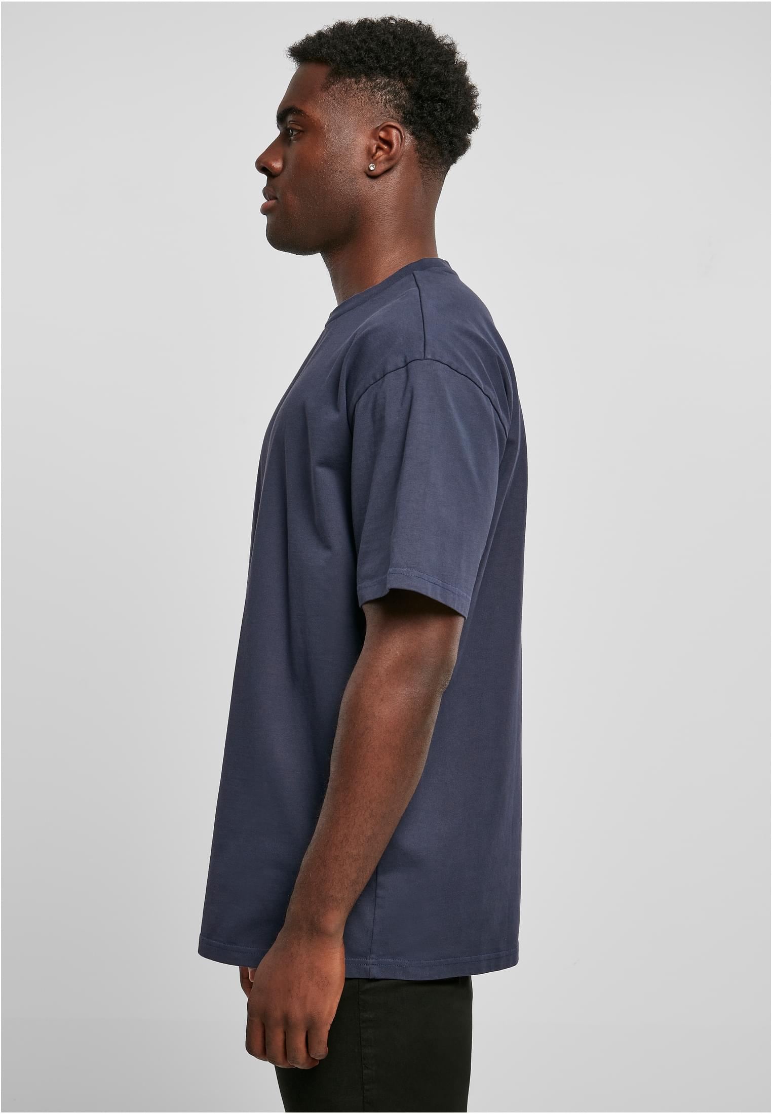 Heavy Oversized Garment Dye Tee | darkblue