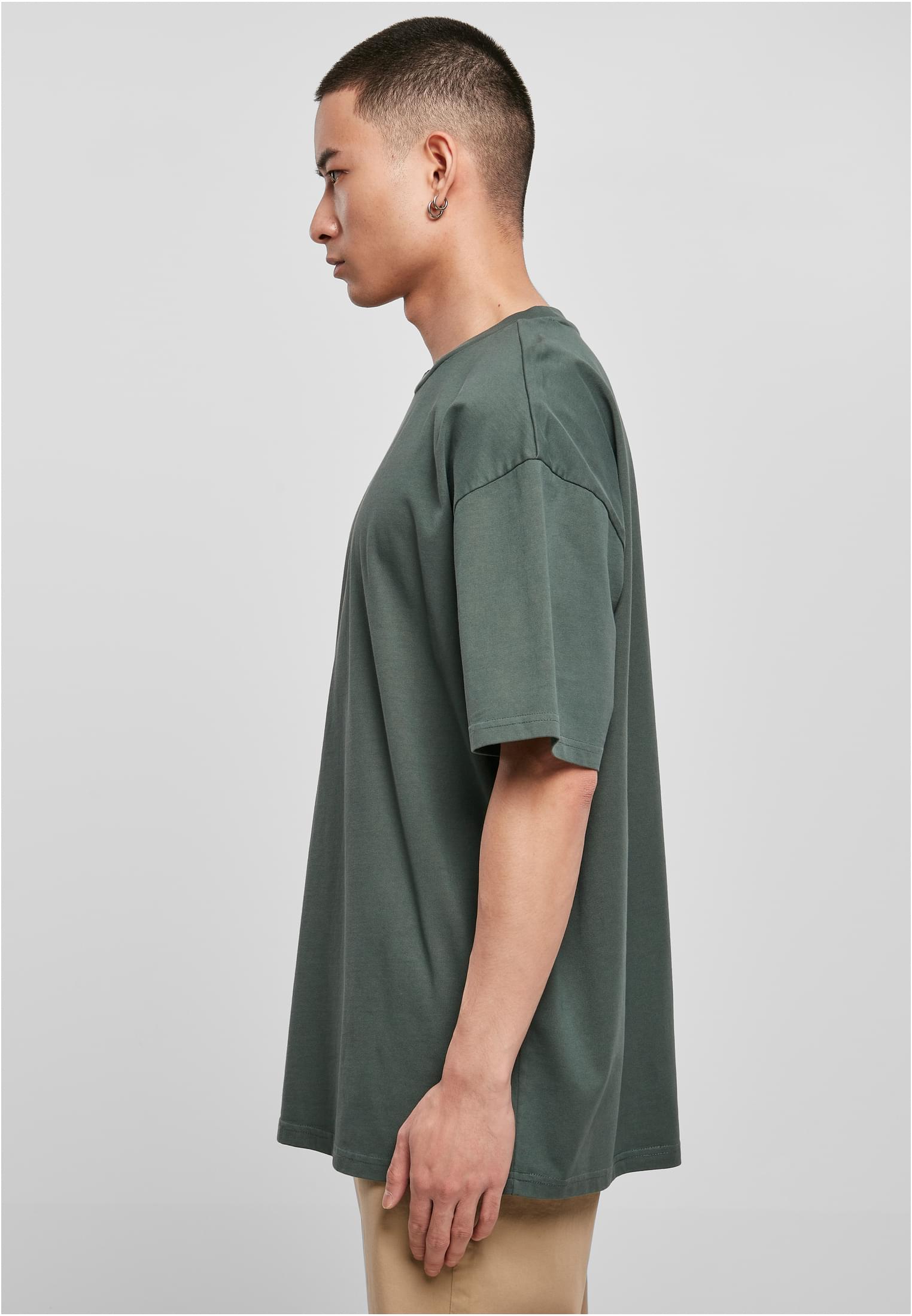 Heavy Oversized Garment Dye Tee | bottlegreen