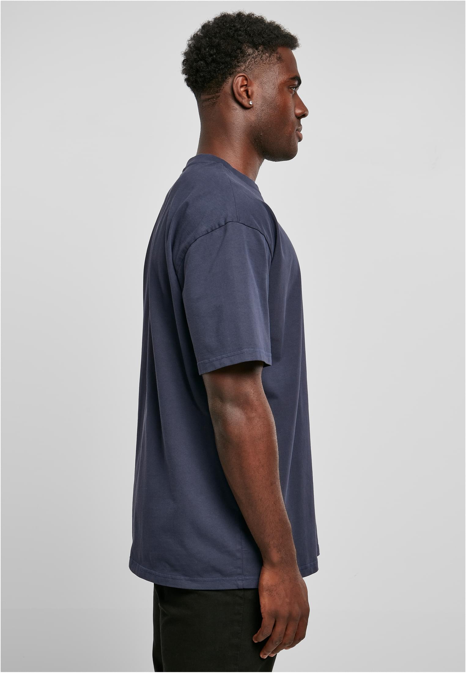 Heavy Oversized Garment Dye Tee | darkblue