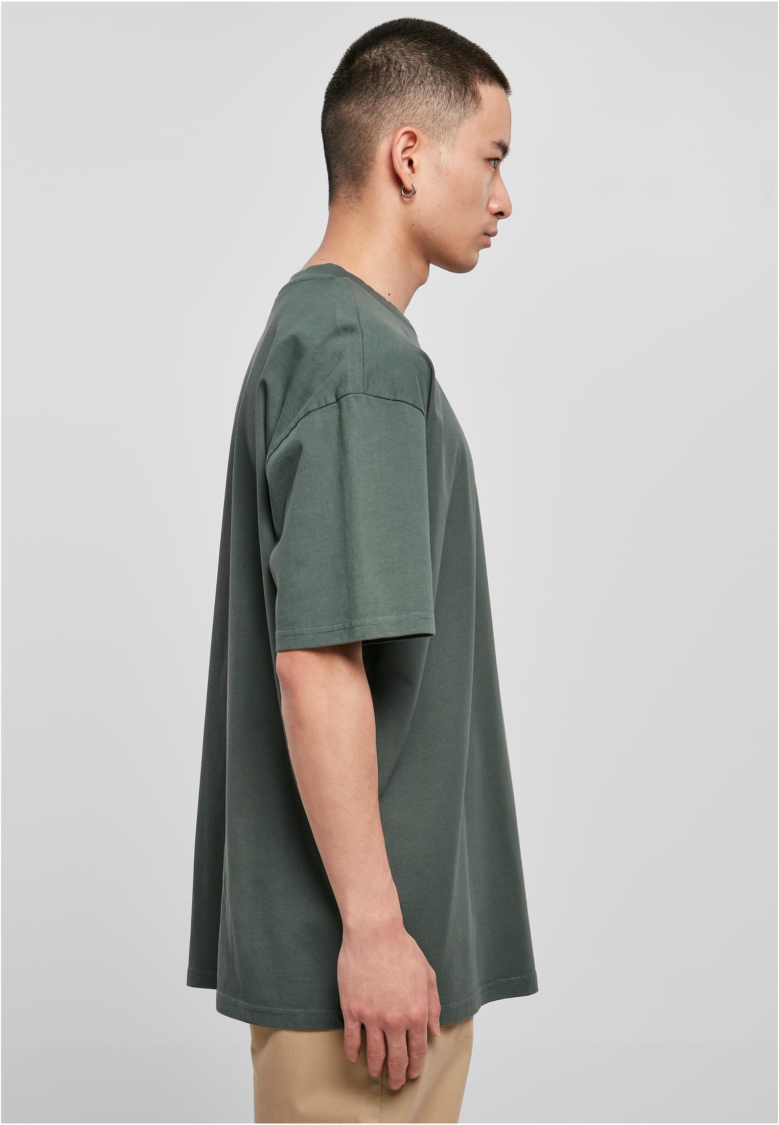 Heavy Oversized Garment Dye Tee | bottlegreen