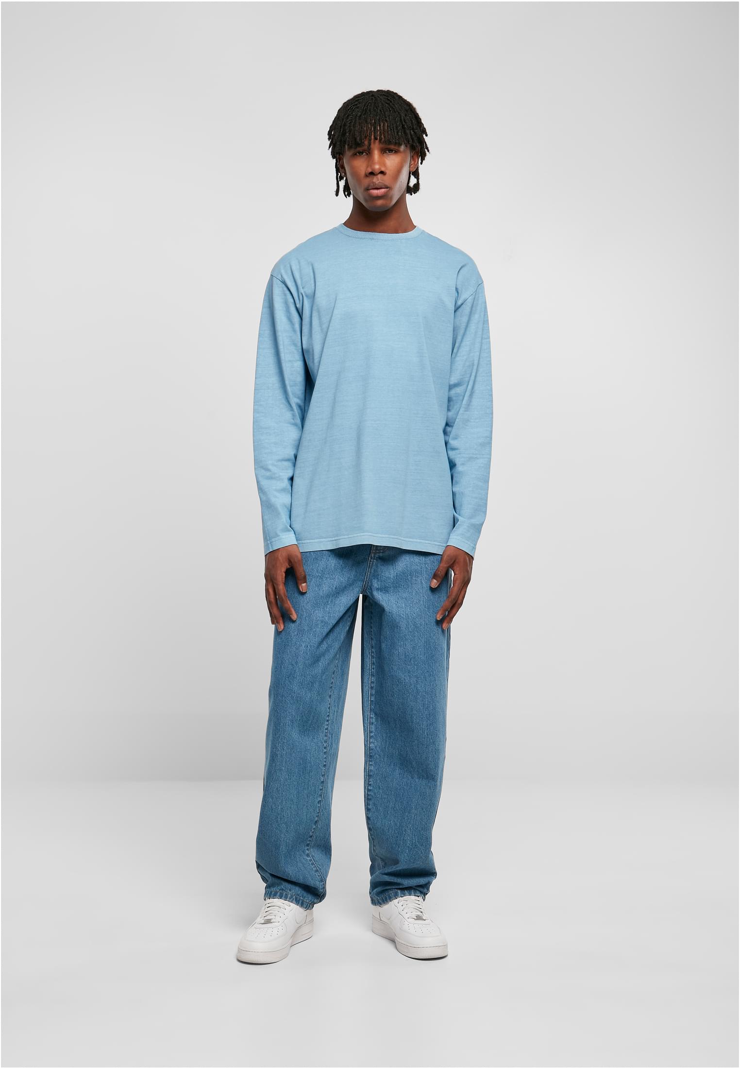 Heavy Oversized Garment Dye Longsleeve | horizonblue