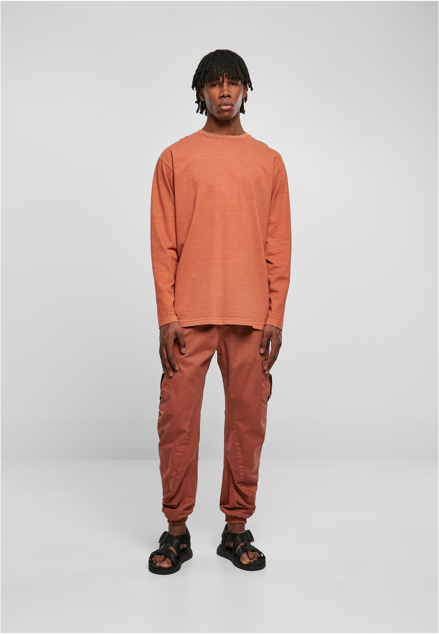 Heavy Oversized Garment Dye Longsleeve | terracotta