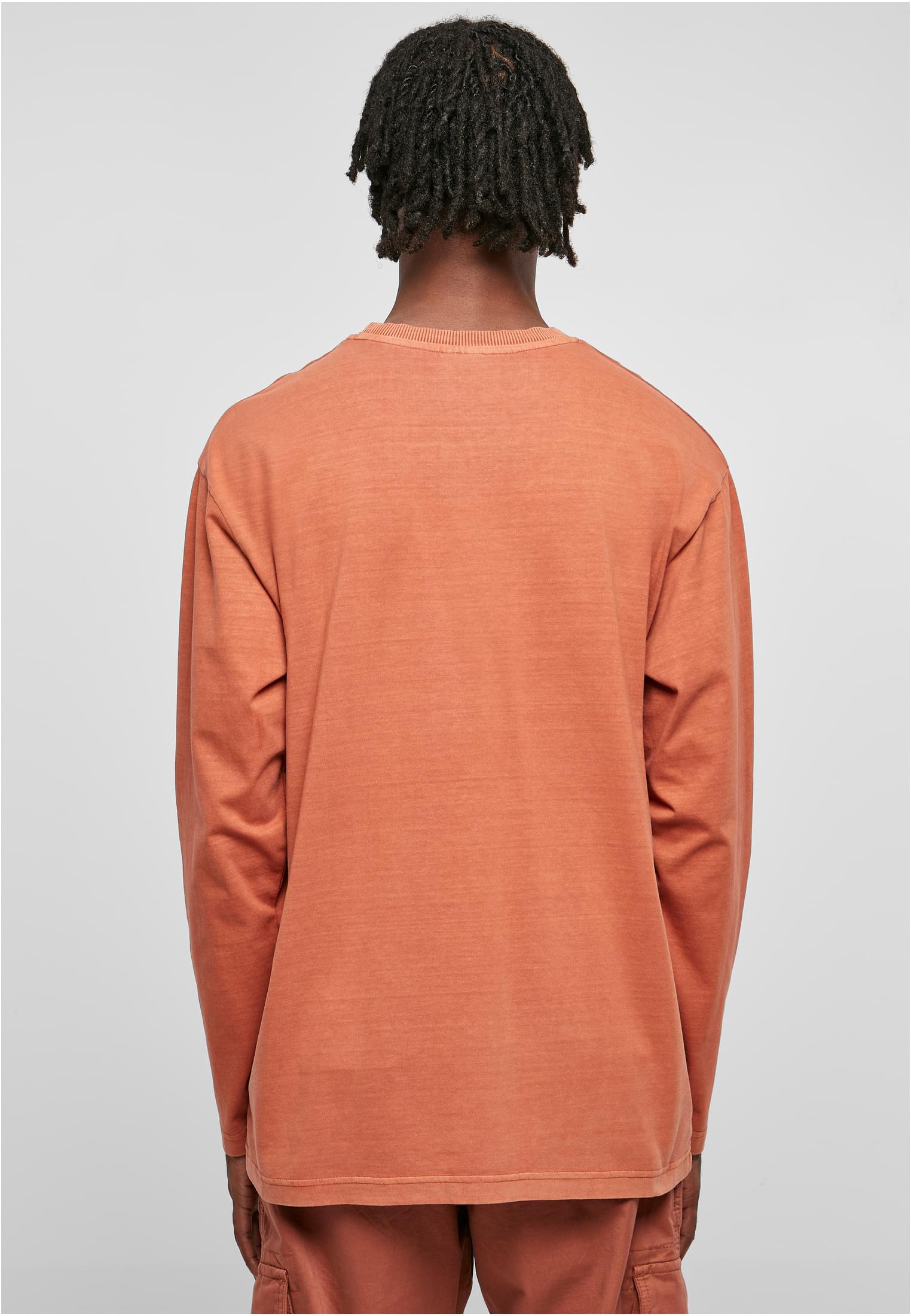 Heavy Oversized Garment Dye Longsleeve | terracotta