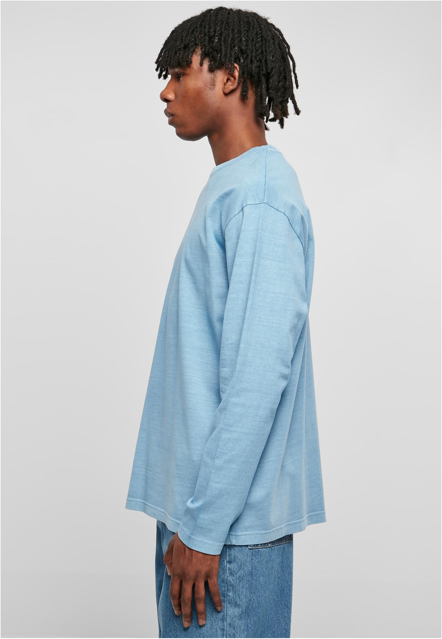 Heavy Oversized Garment Dye Longsleeve | horizonblue