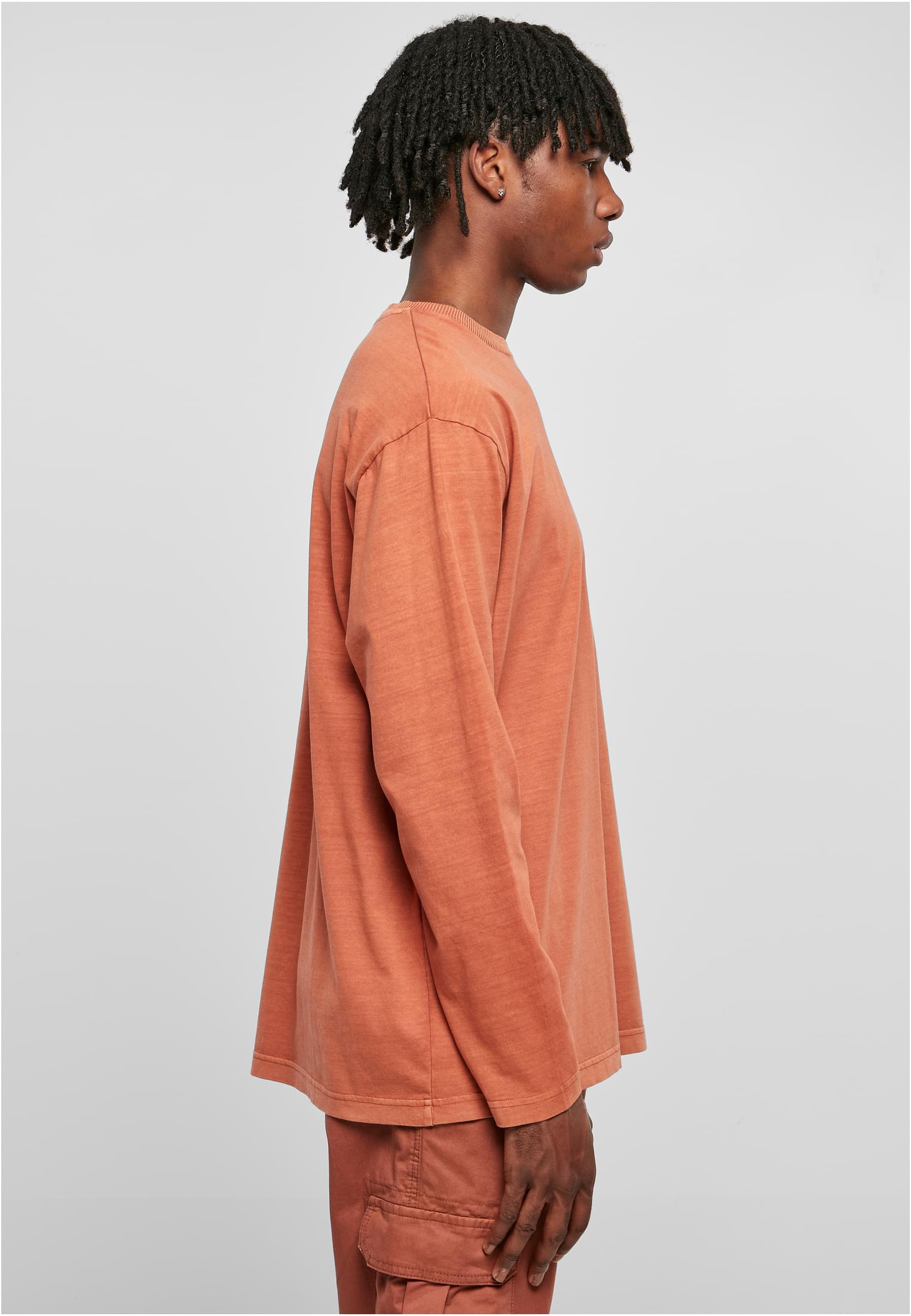 Heavy Oversized Garment Dye Longsleeve | terracotta