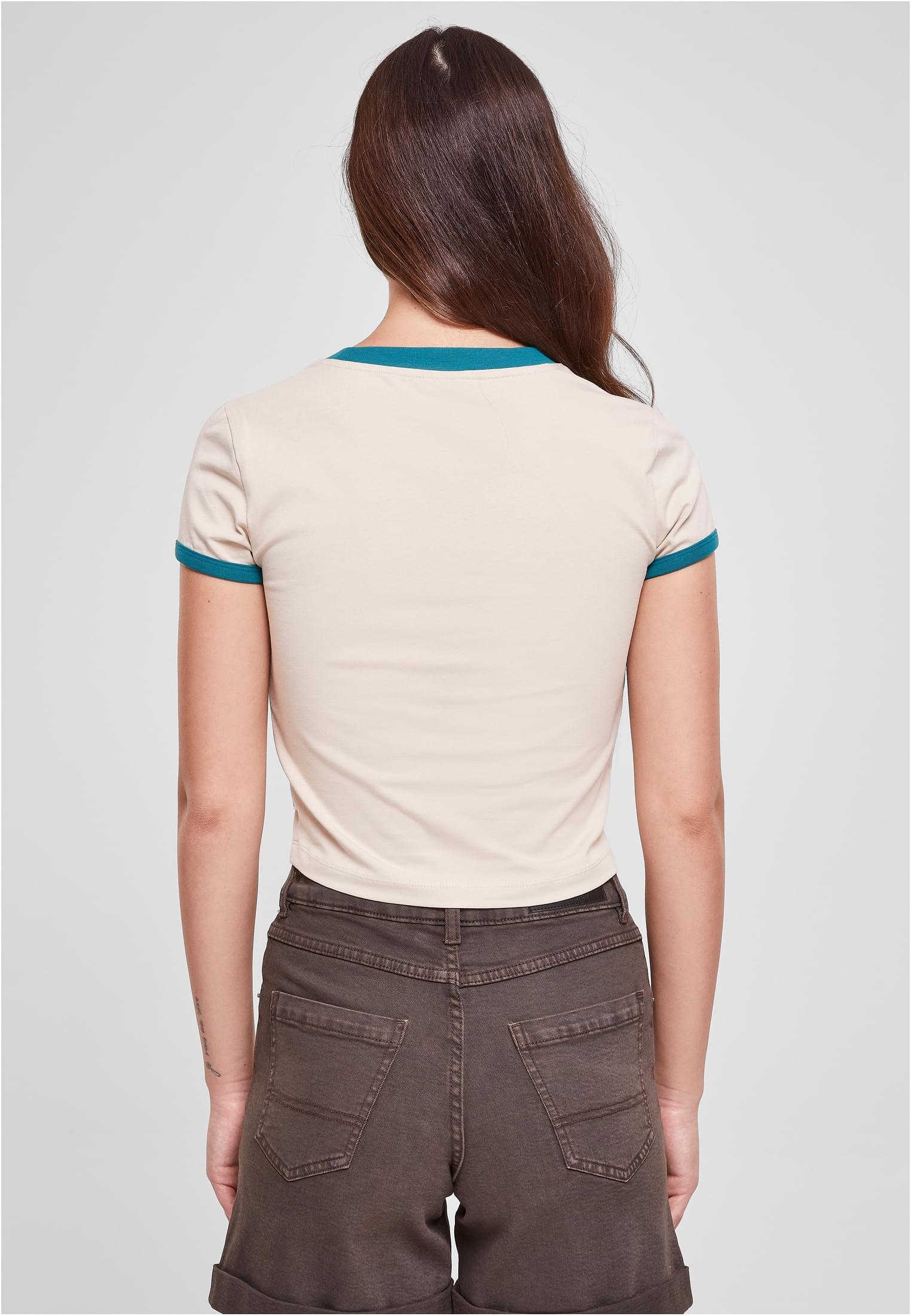 Ladies Stretch Jersey Cropped Tee | softseagrass/watergreen