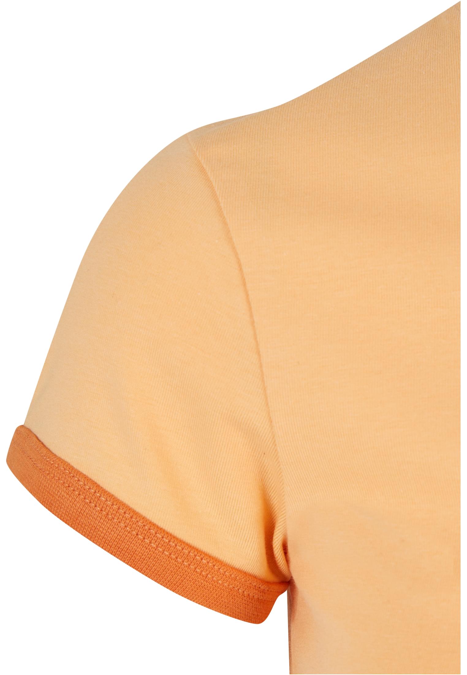 Ladies Stretch Jersey Cropped Tee | paleorange/vintageorange