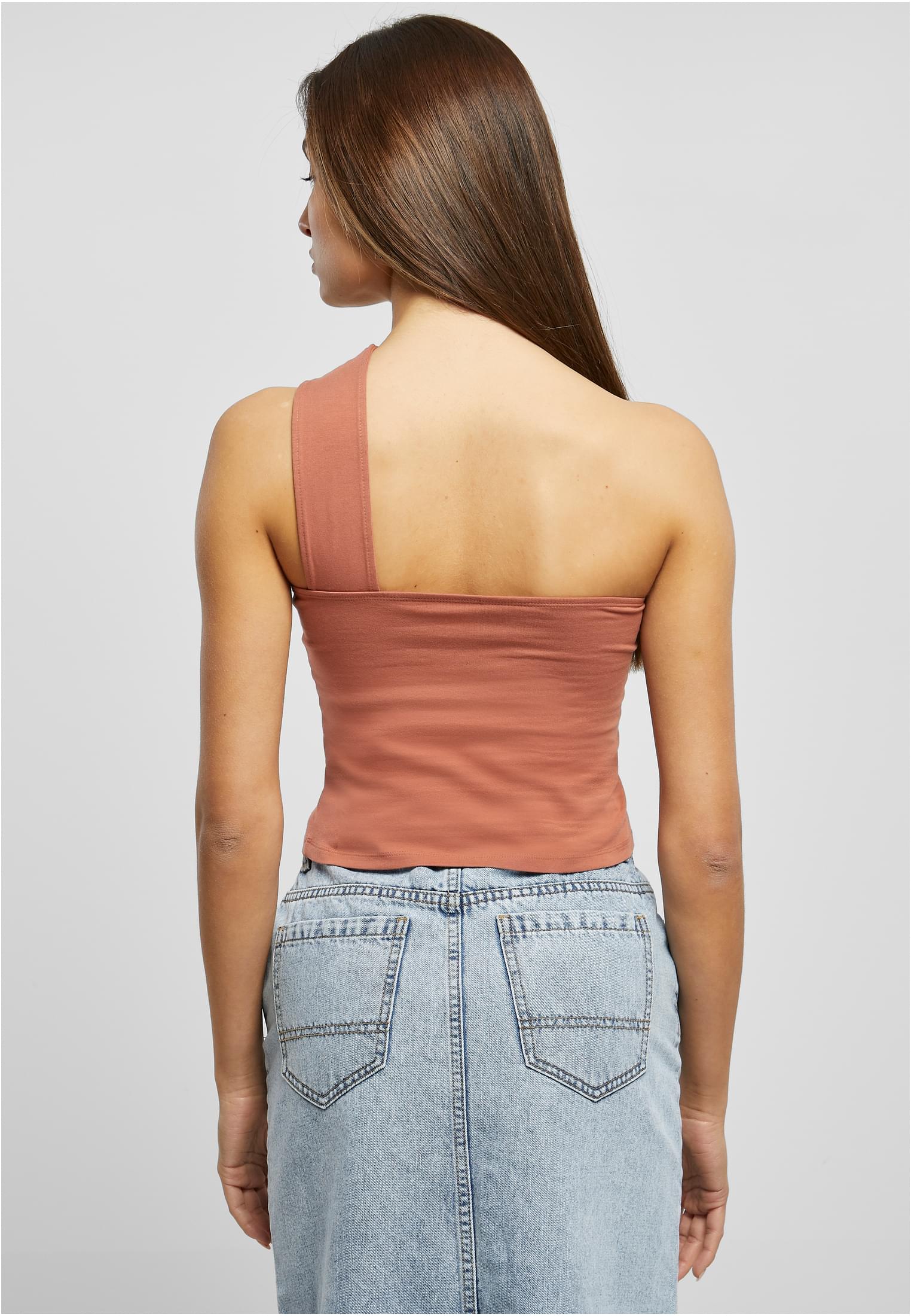 Ladies One Strap Top | terracotta